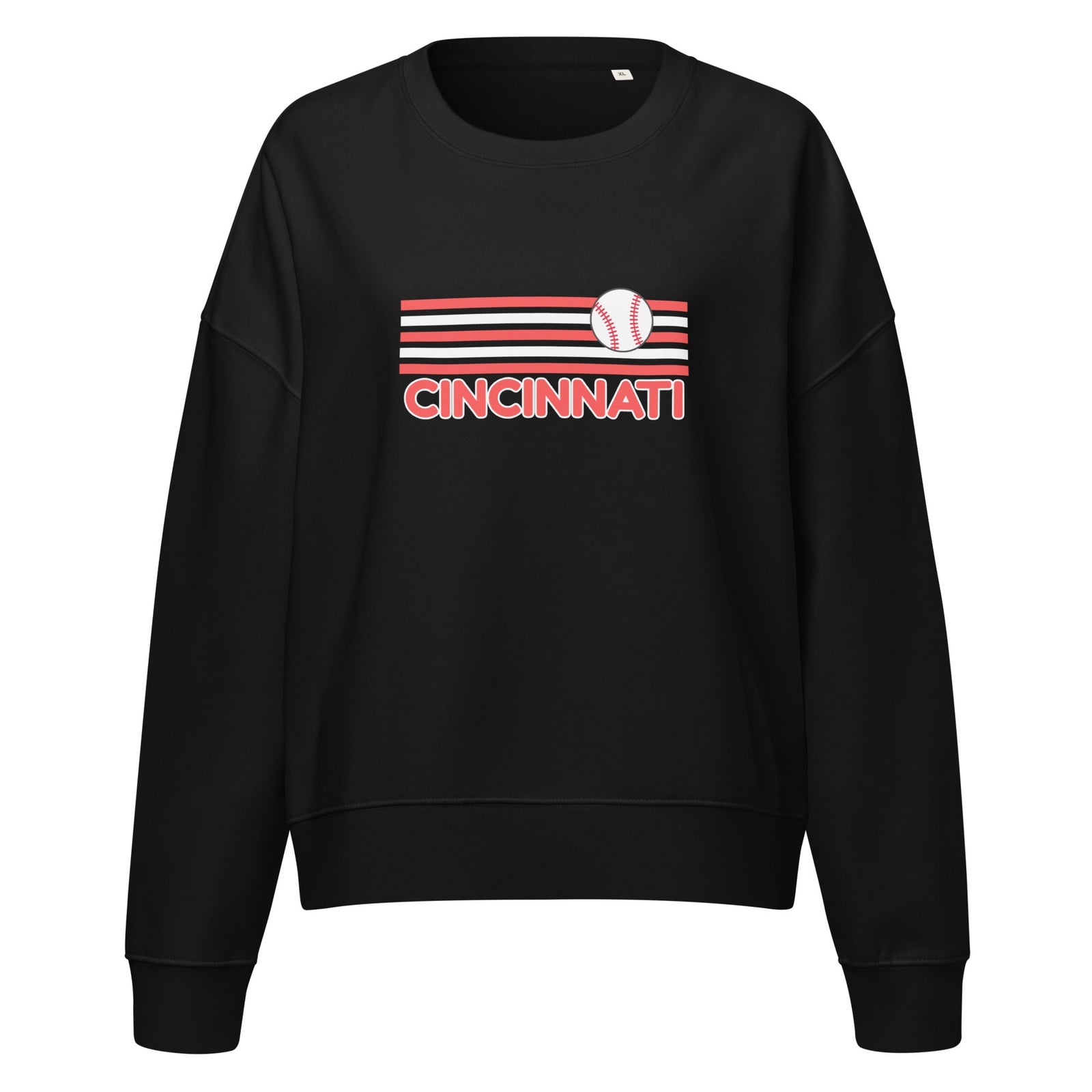 Cincinnati Baseball Cropped Crewneck Sweatshirt