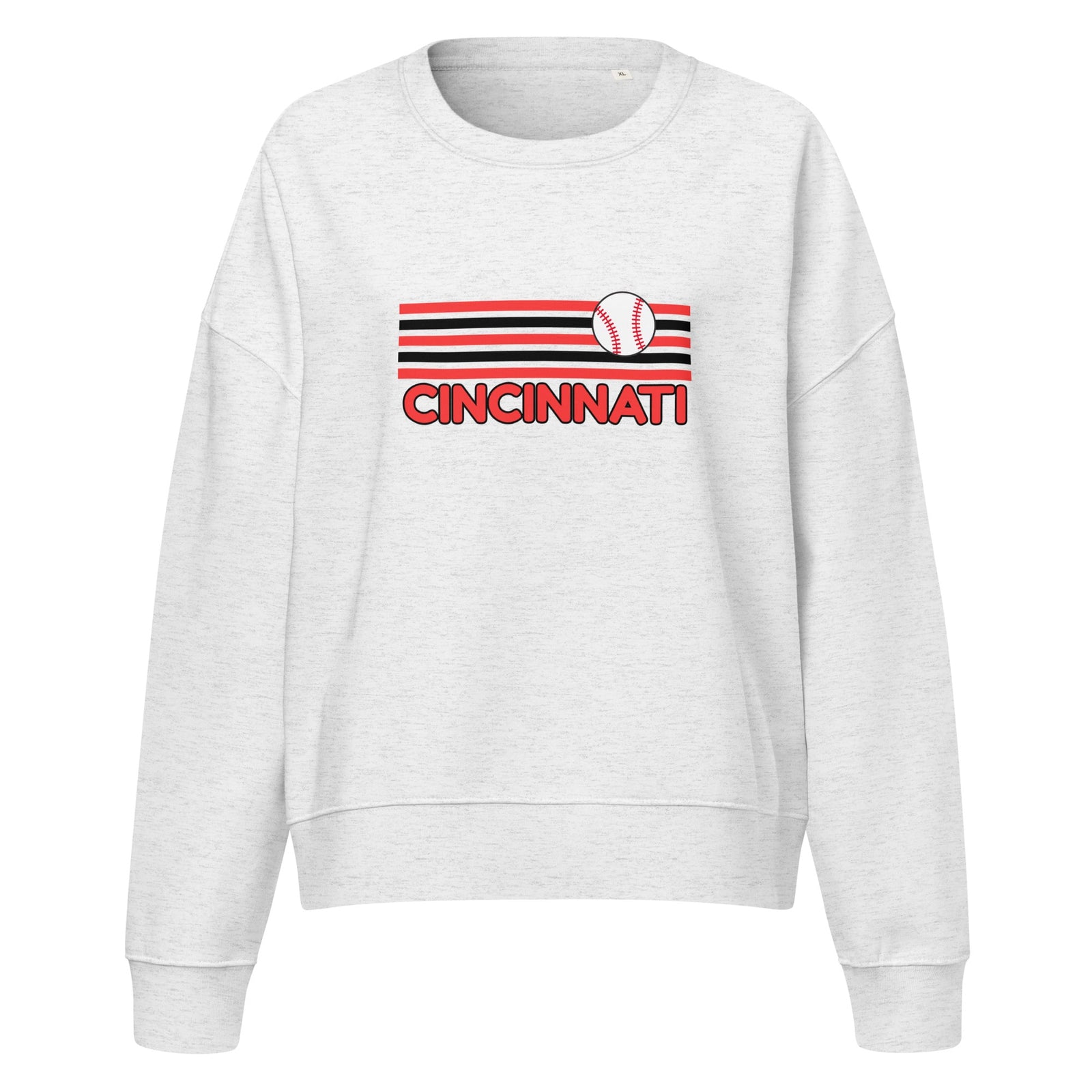 Cincinnati Baseball Cropped Crewneck Sweatshirt