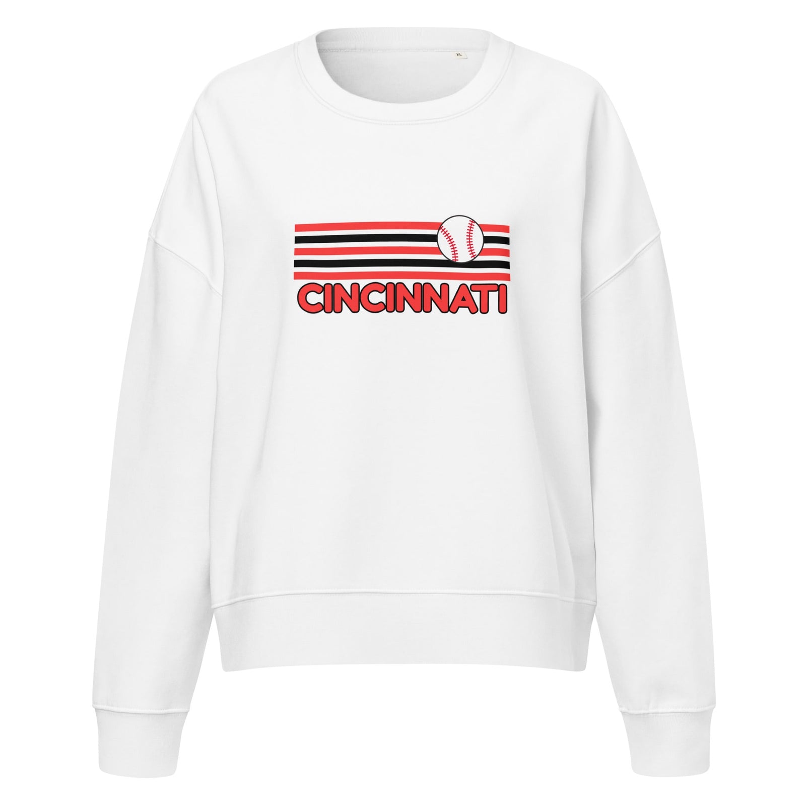 Cincinnati Baseball Cropped Crewneck Sweatshirt