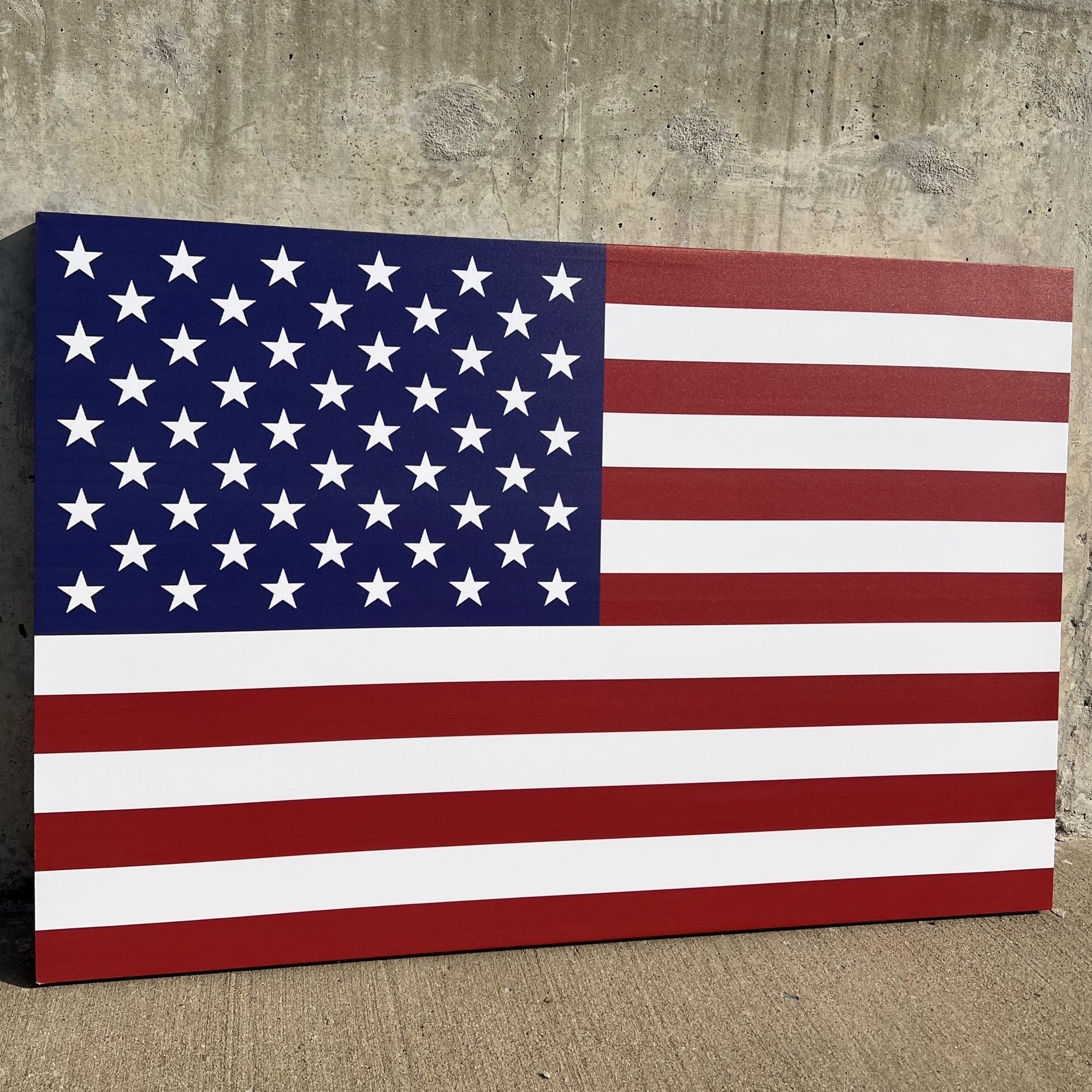 American Flag Canvas Wall Art Print
