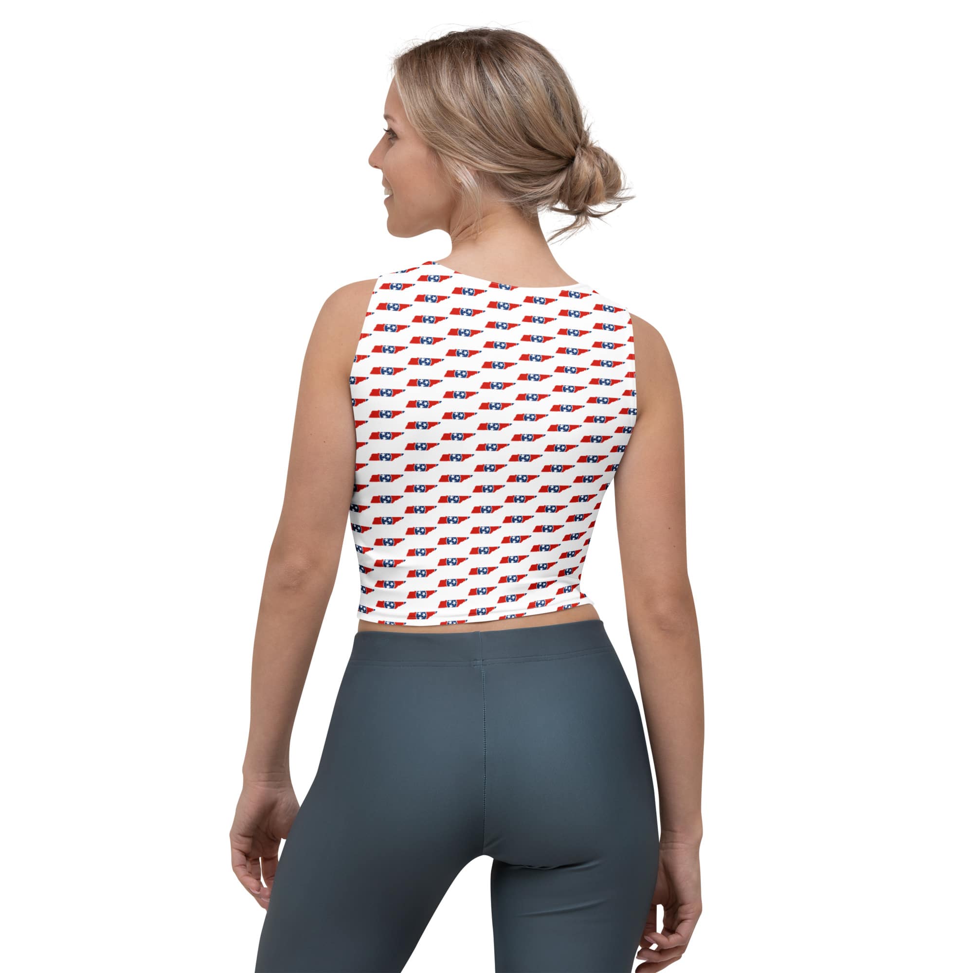 Tennessee State Flag Cropped Tank Top