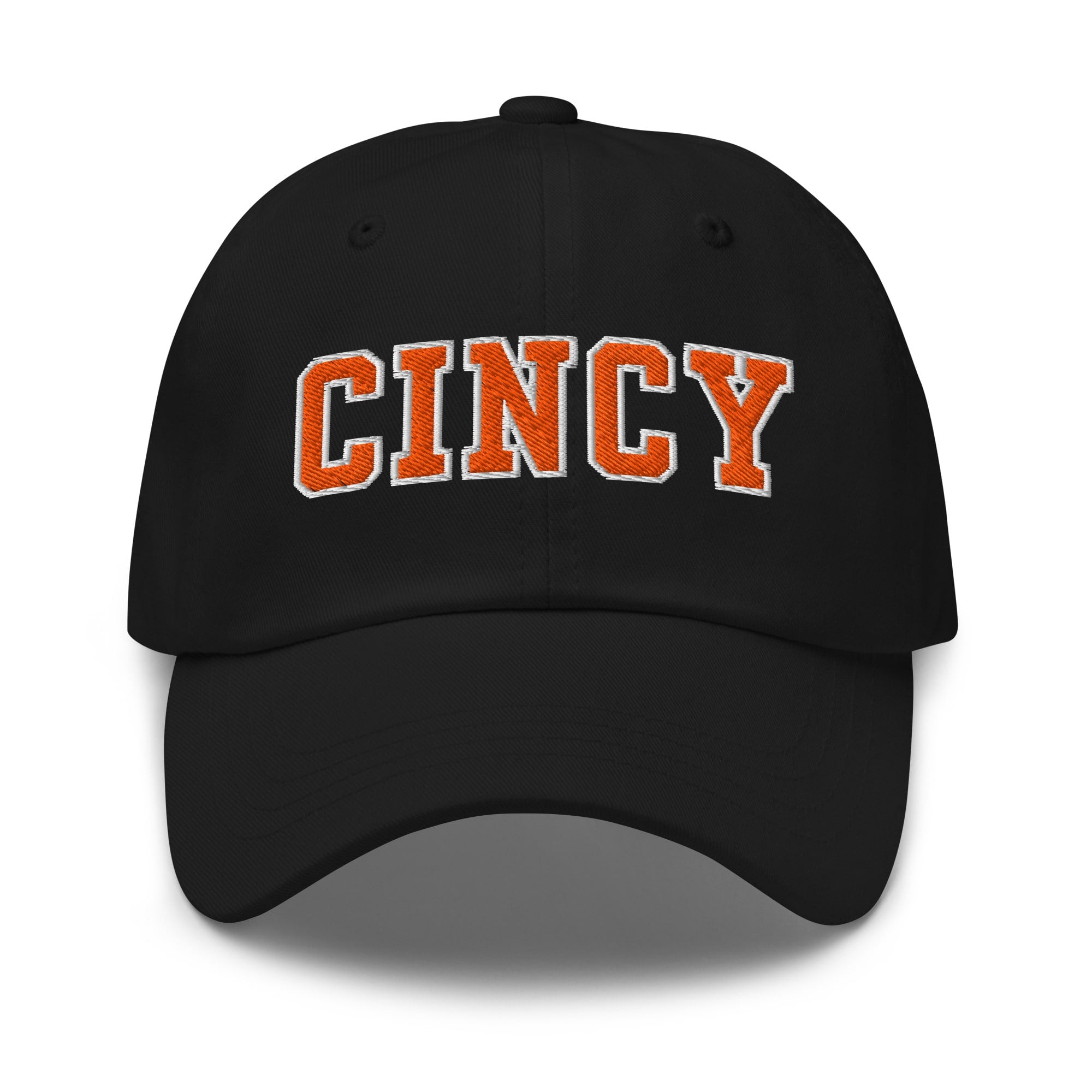 Orange Cincy Dad Hat