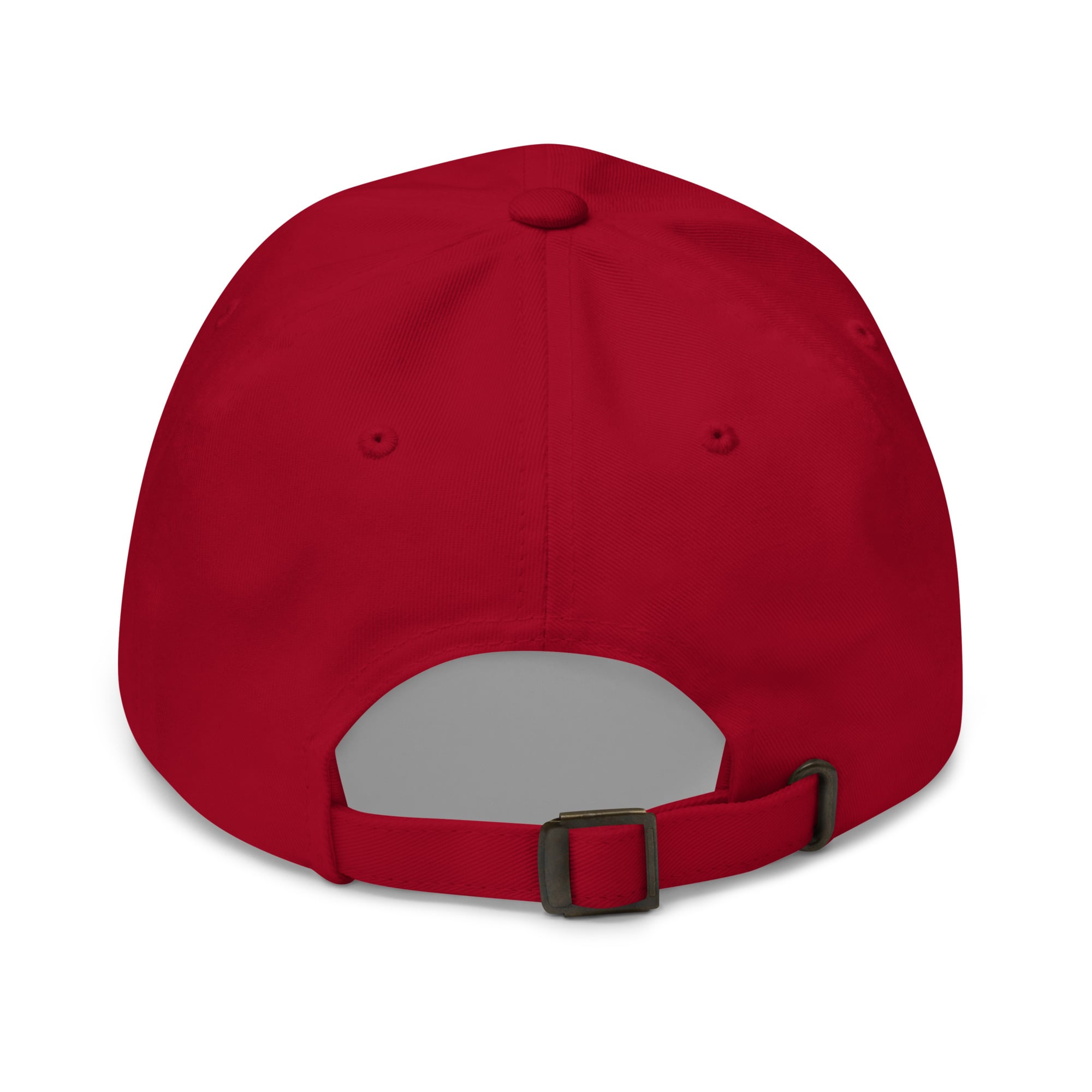 White Ohio Dad Hat (Red)