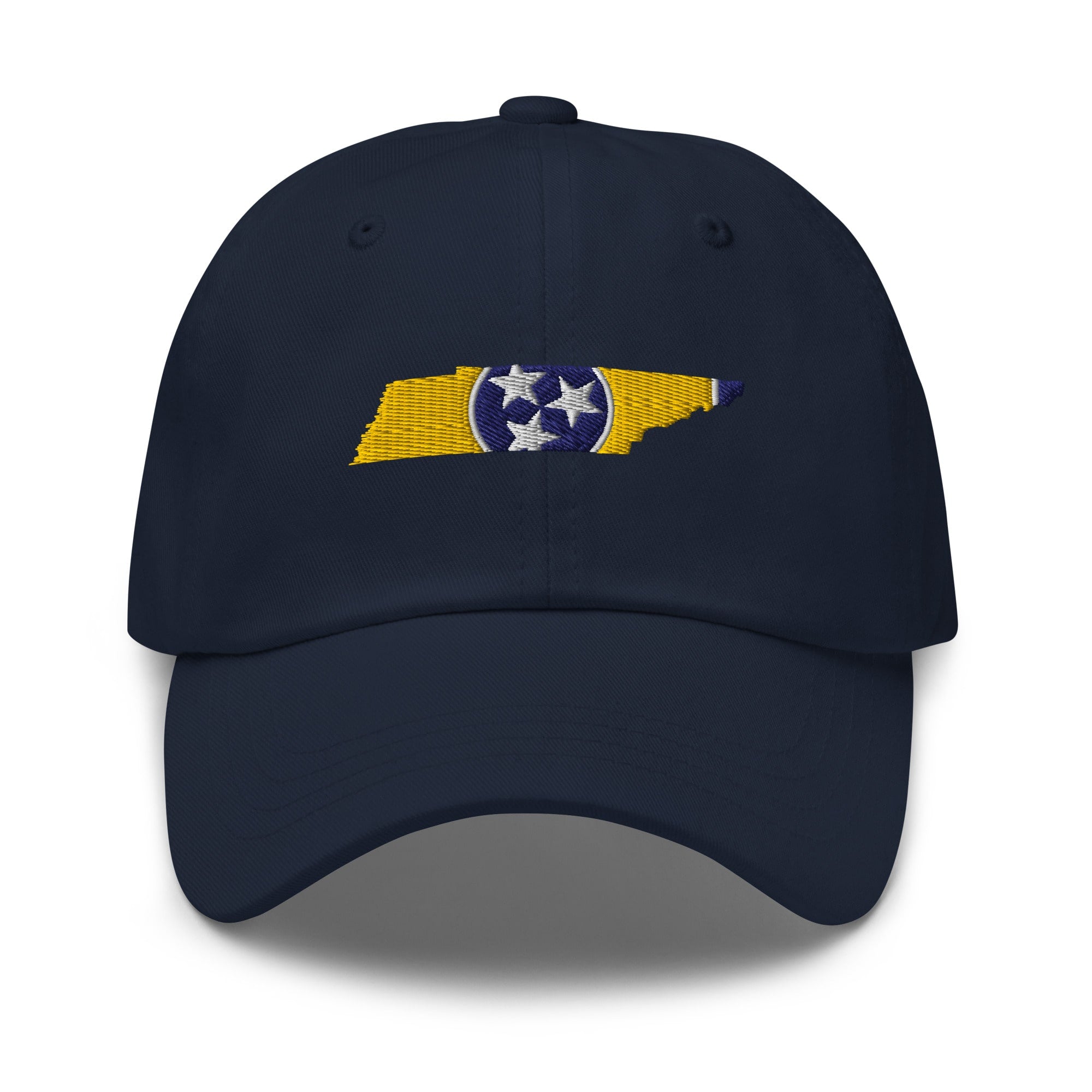 Tennessee Flag Gold & Navy Dad Hat