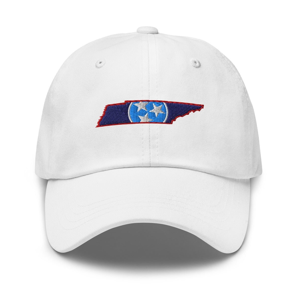 Tennessee Flag Navy &amp; Turquoise Dad Hat