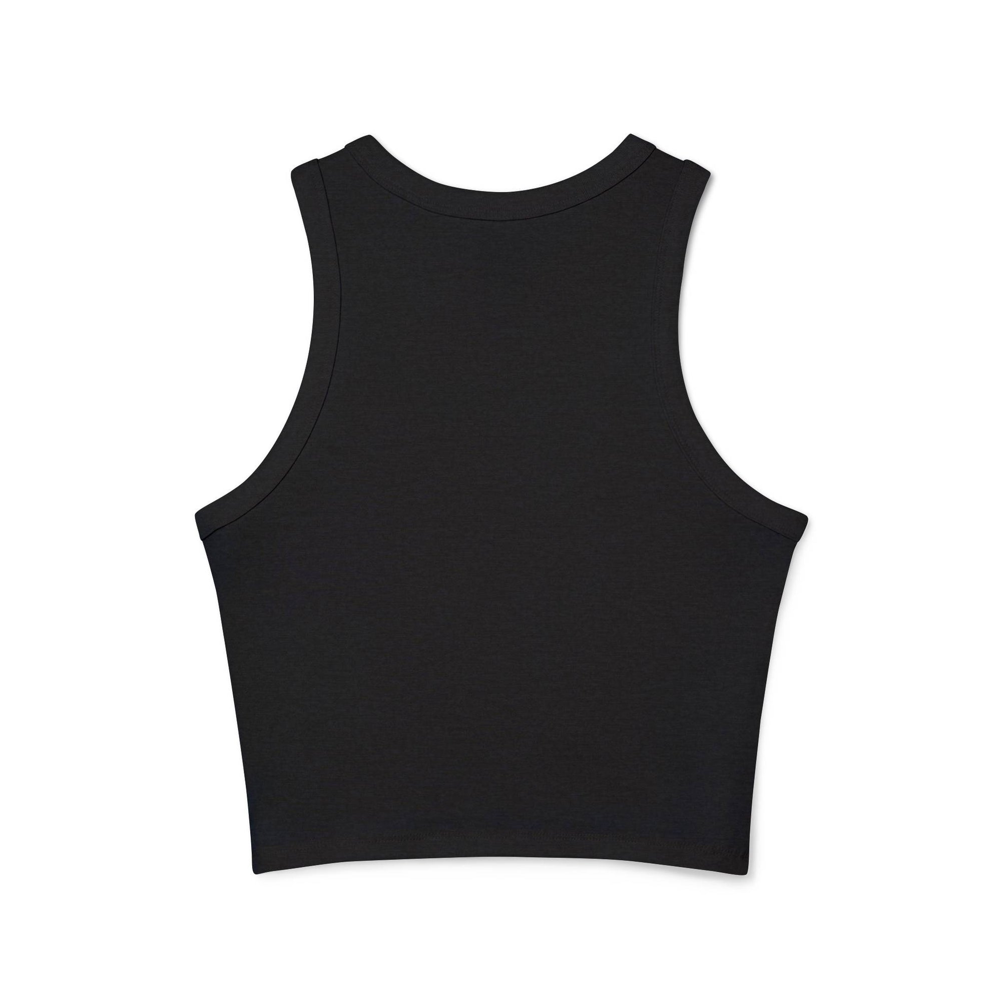 Copy of Orange Tennessee Flag Cropped White Tank Top