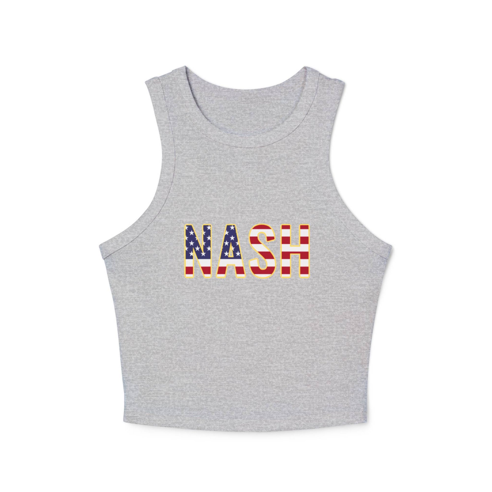 Nash American Flag Cropped Tank Top