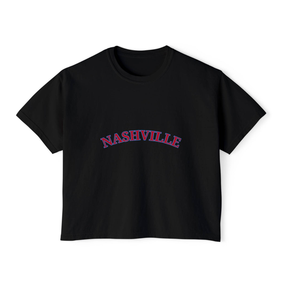 Nashville Titans Soft Cropped T Shirt