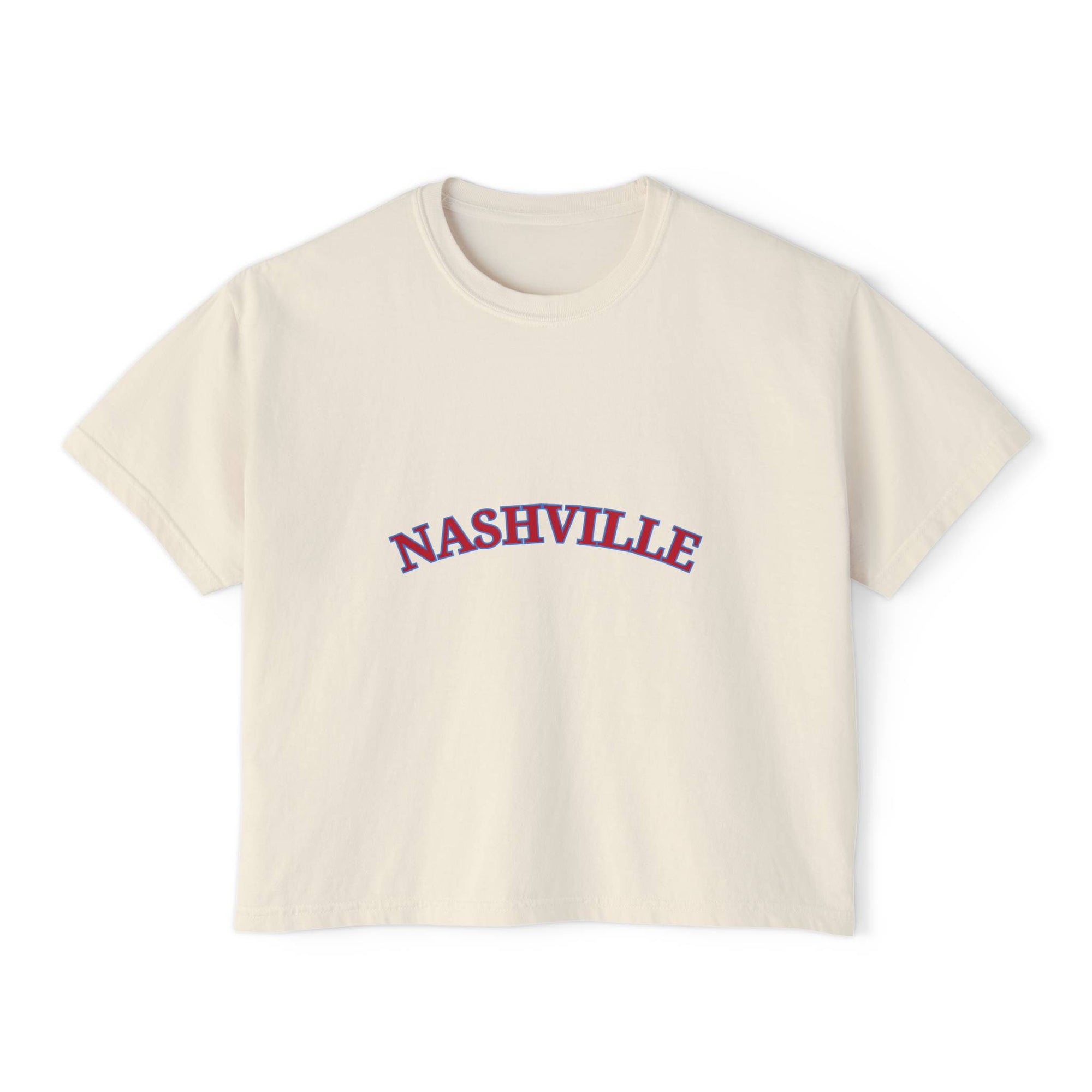 Nashville Titans Soft Cropped T Shirt