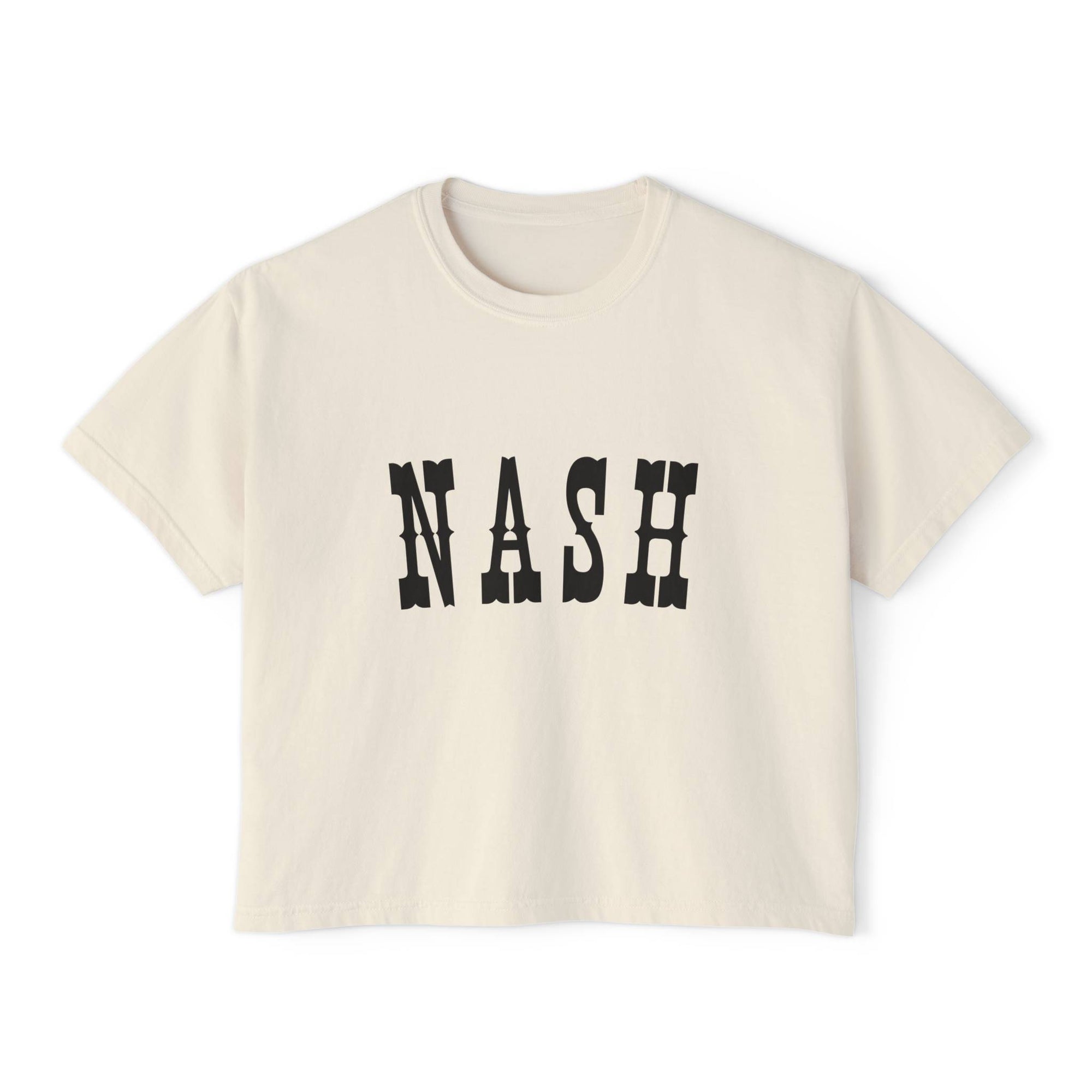 Nash Western Cropped T Shirt