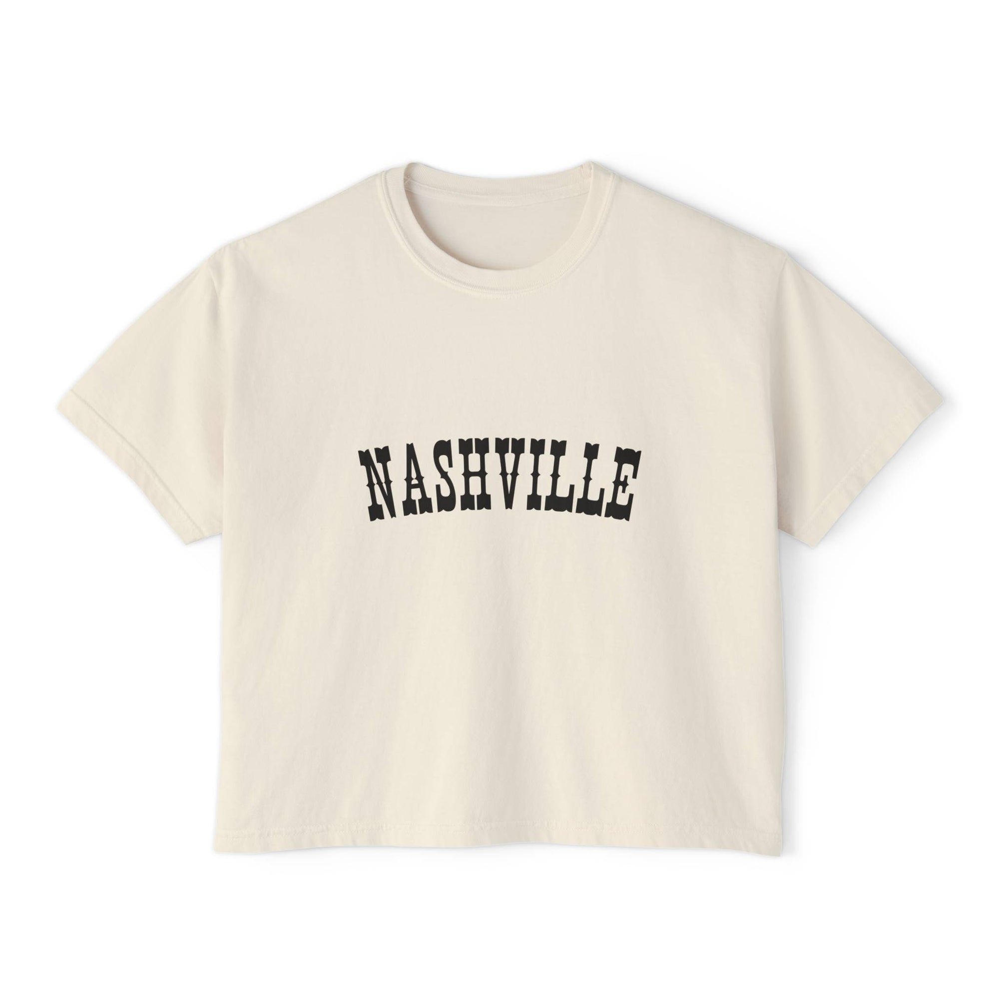 Nashville Western Cropped T Shirt