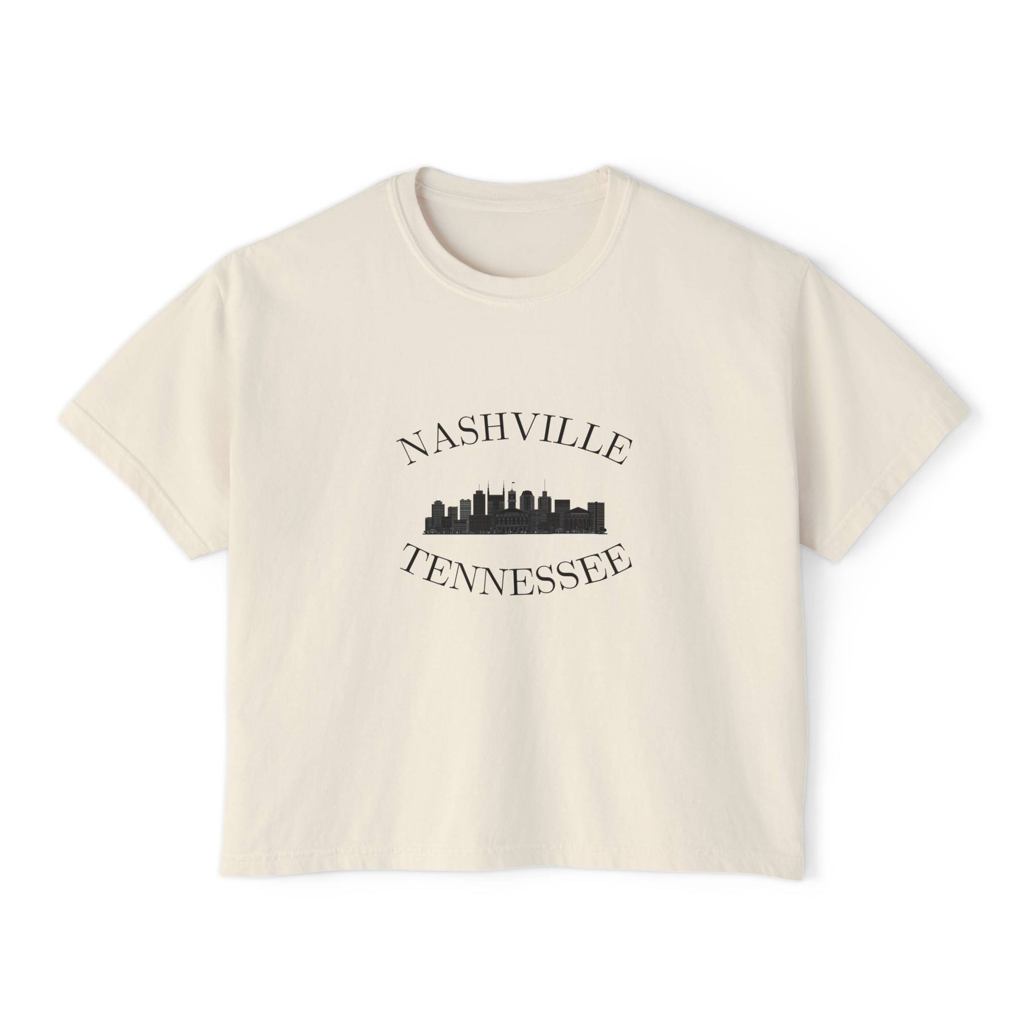 Nashville Skyline Women's Cropped T Shirt