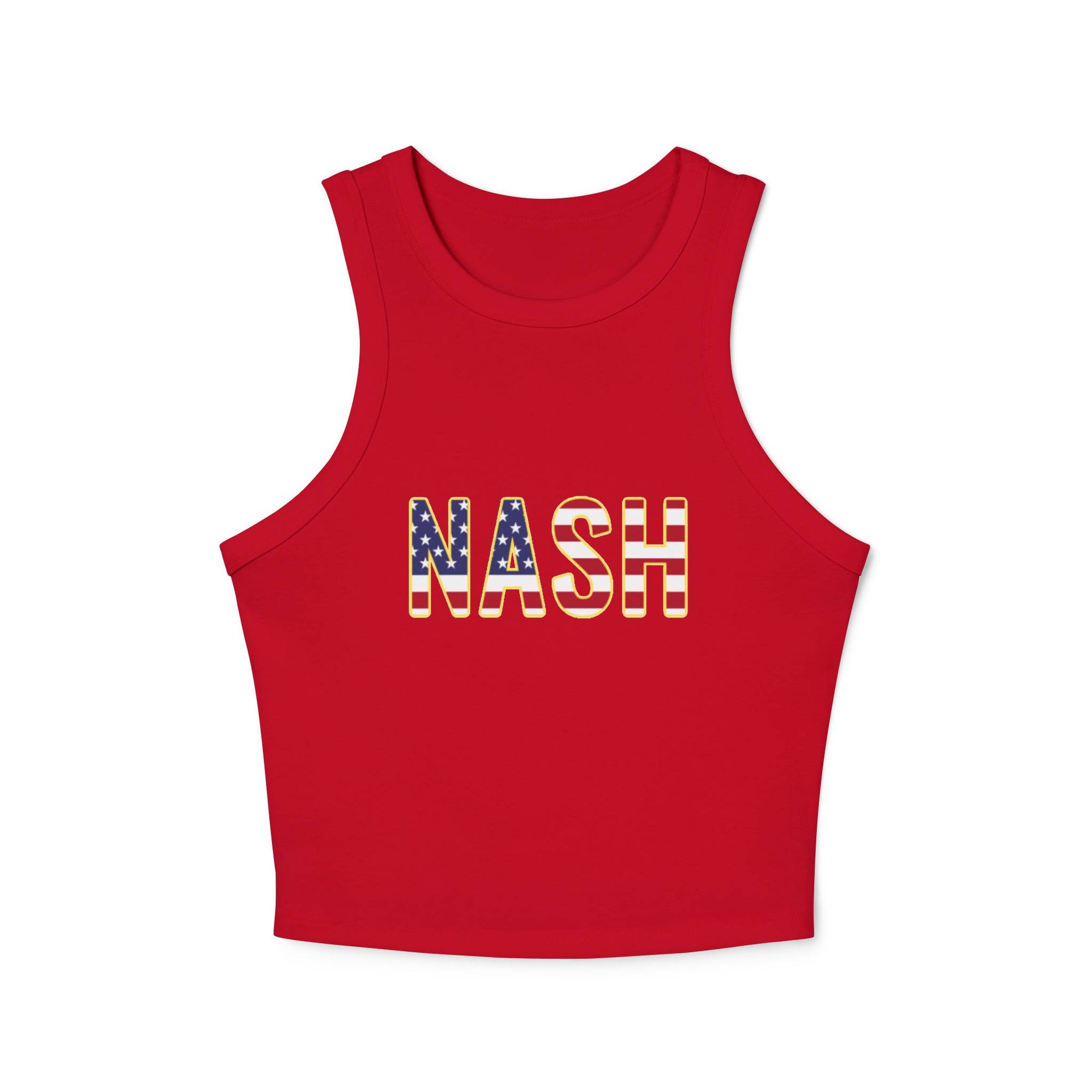 Nash American Flag Cropped Tank Top