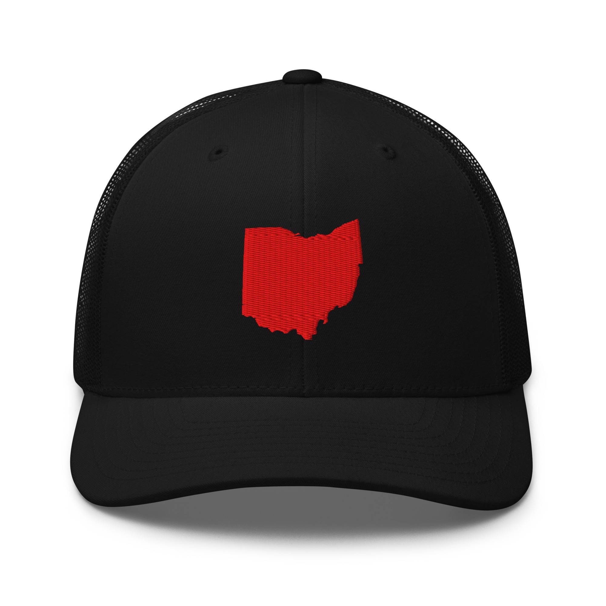 Red Ohio Trucker Hat