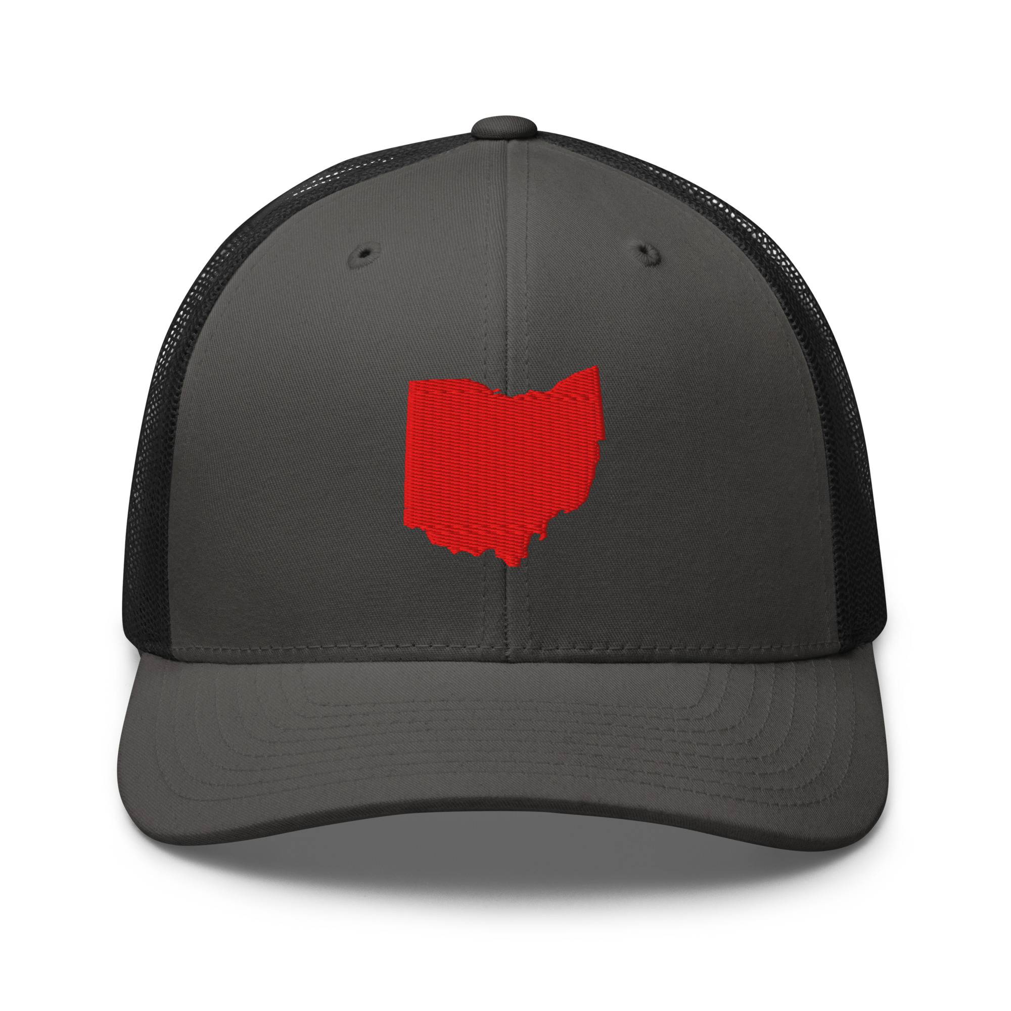 Red Ohio Trucker Hat