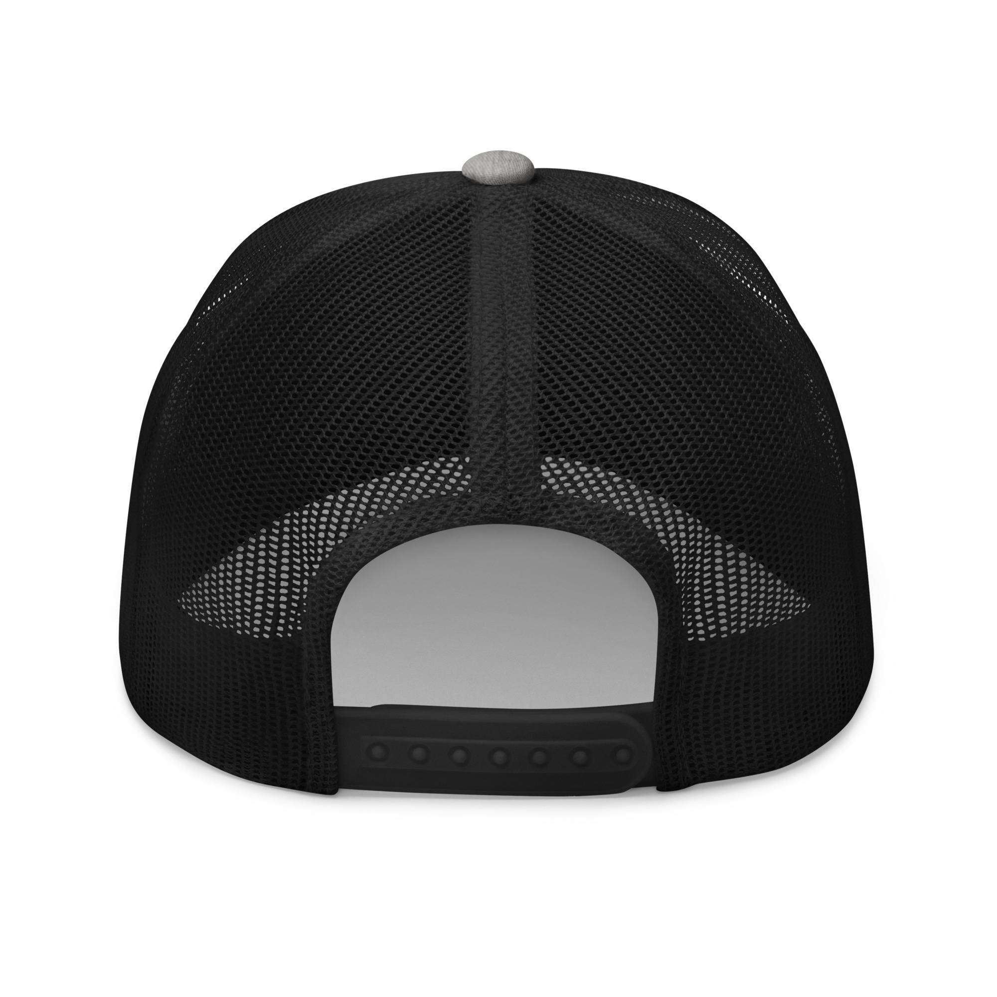 Black and White Ohio Flag Trucker Hat