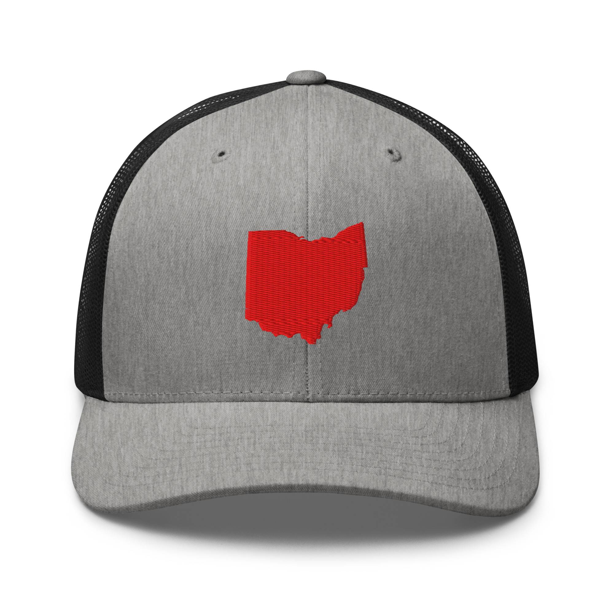 Red Ohio Trucker Hat