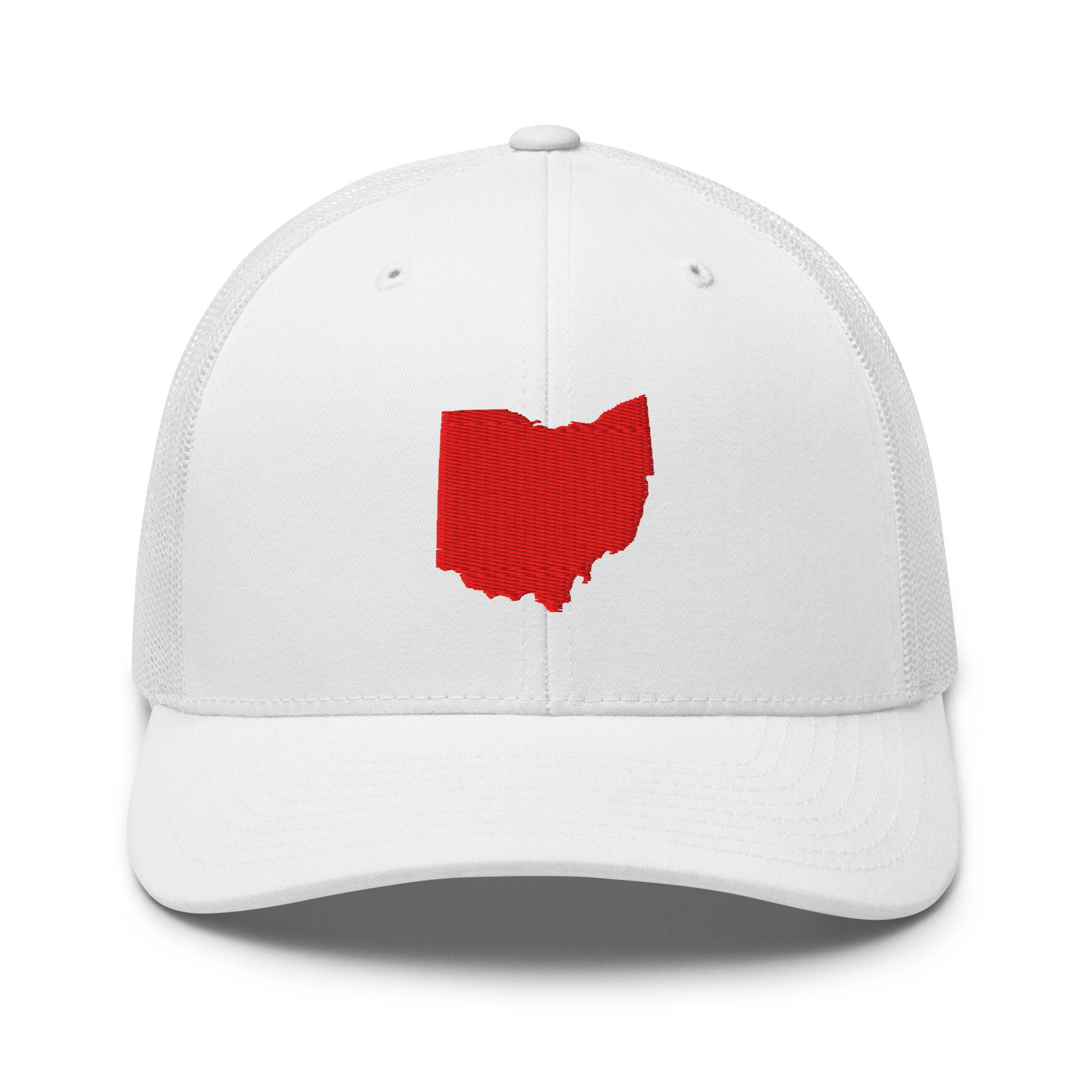 Red Ohio Trucker Hat