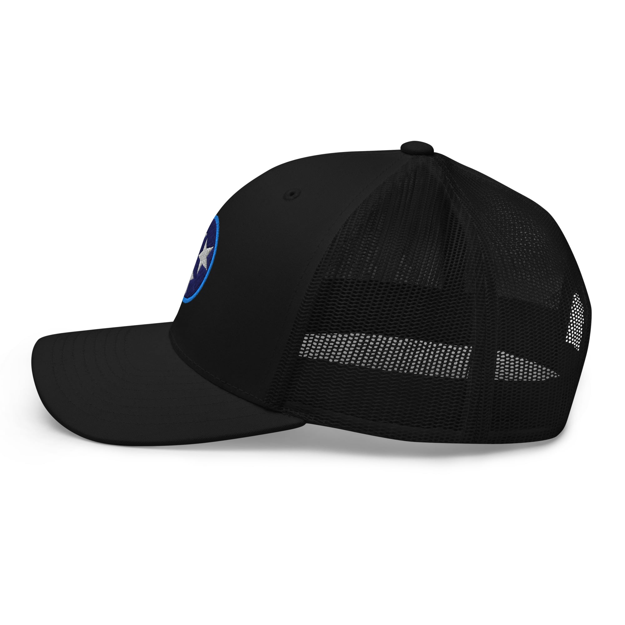 Tennessee Tri Star Navy & Teal Trucker Hat