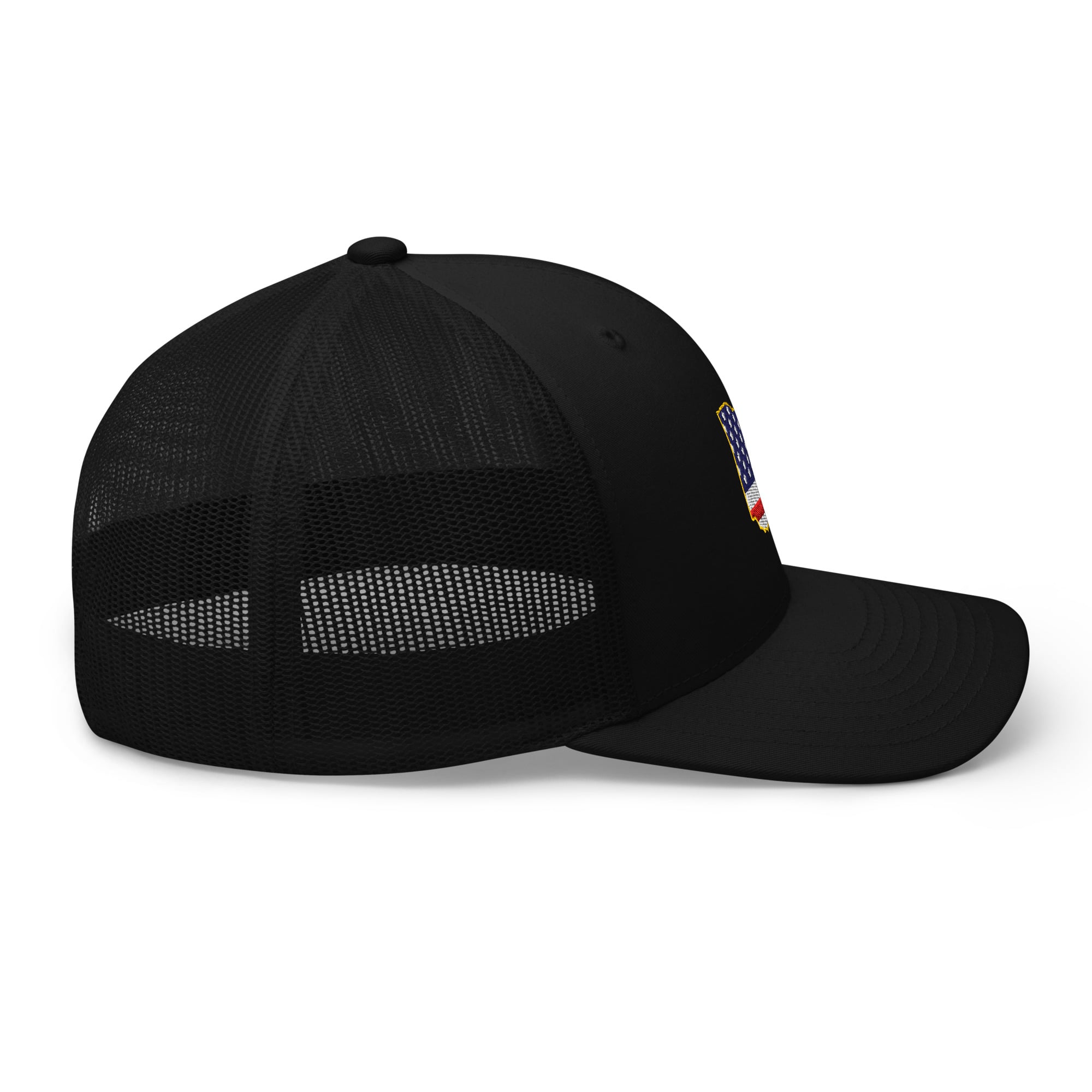 Ohio American Flag Trucker Hat