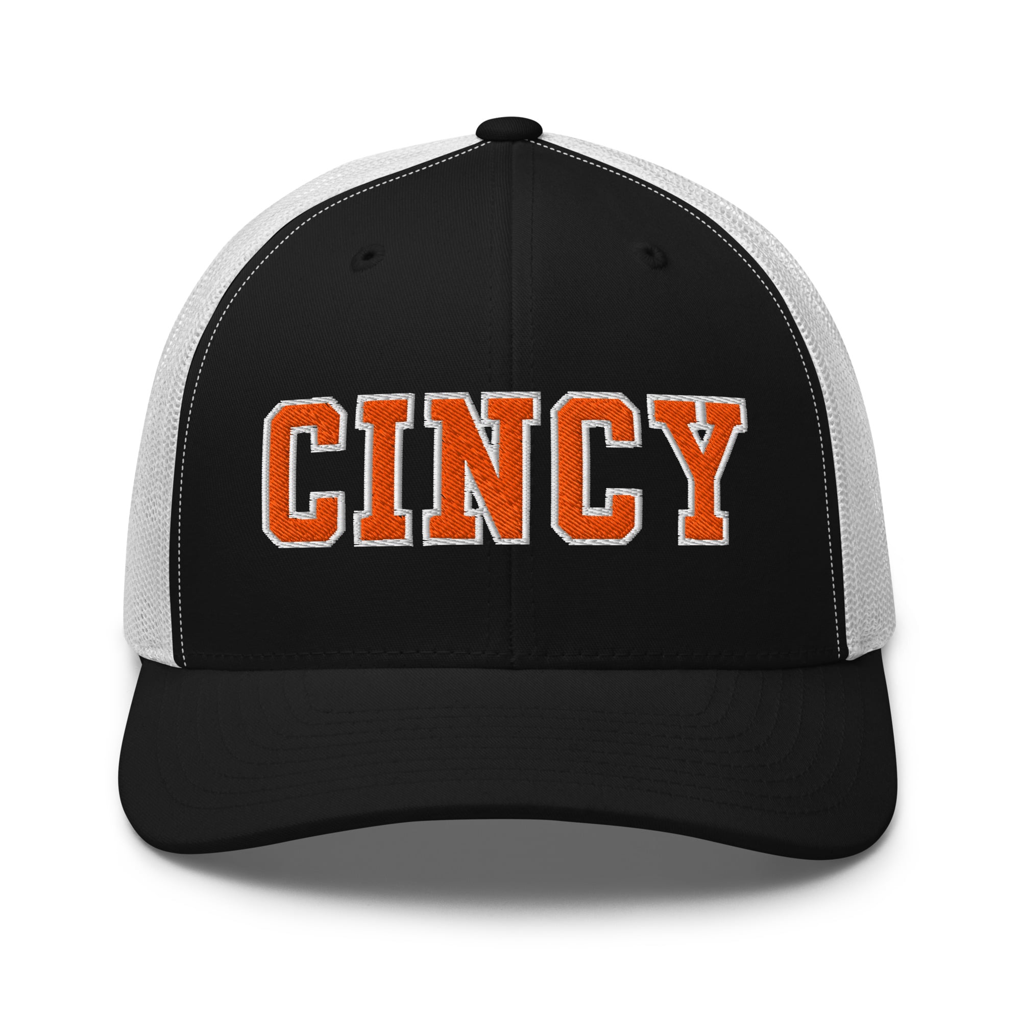 Orange Cincy Trucker Hat