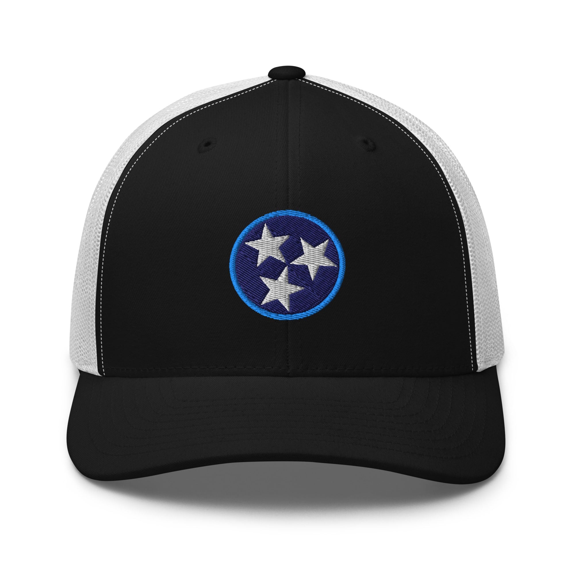 Tennessee Tri Star Navy & Teal Trucker Hat