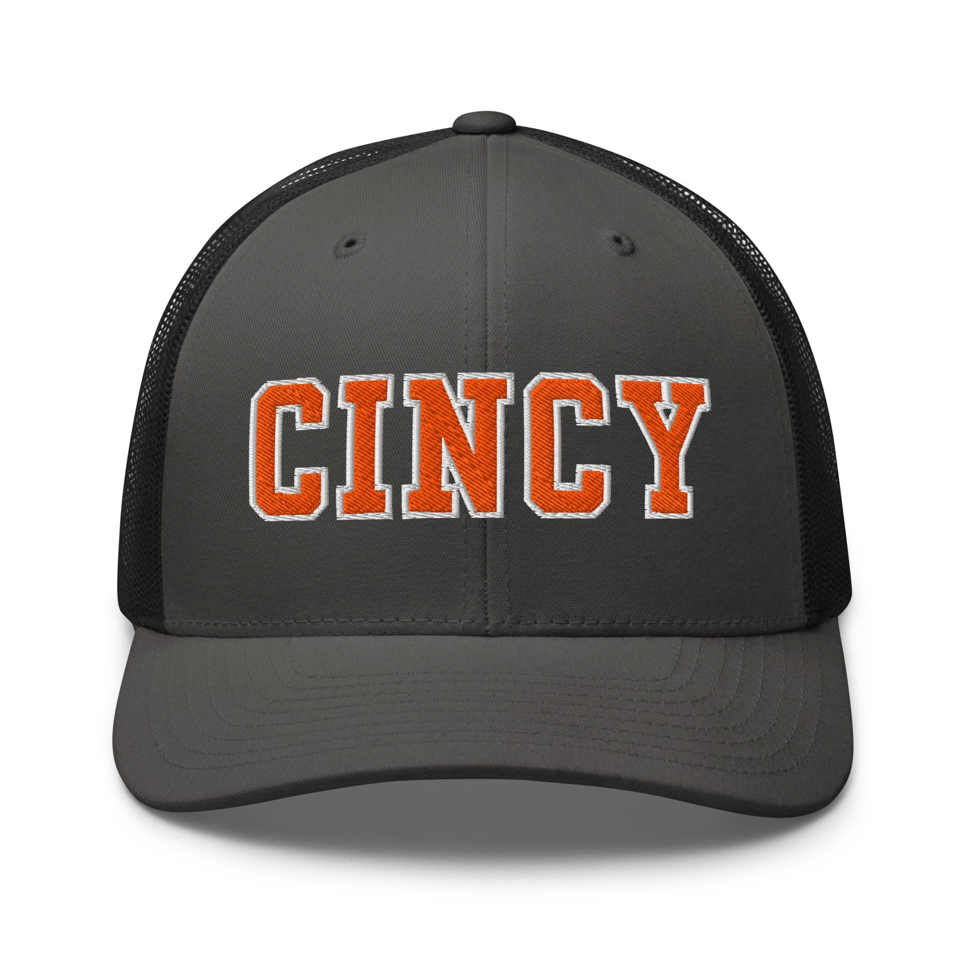 Orange Cincy Trucker Hat