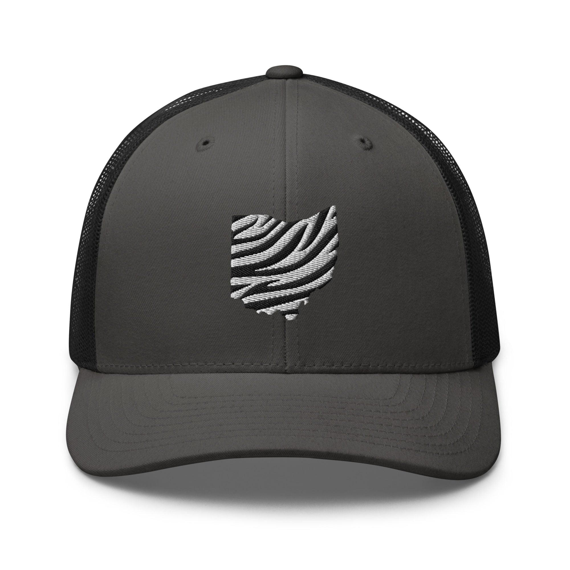 White Out Bengal Stripe Ohio Trucker Hat