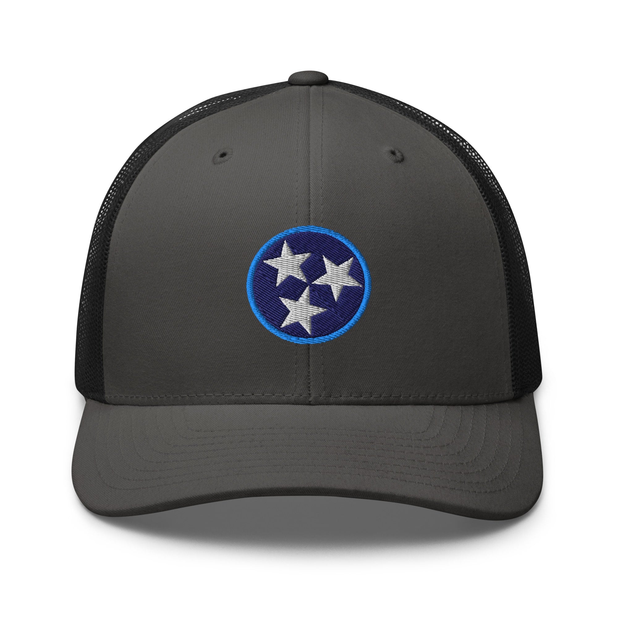 Tennessee Tri Star Navy & Teal Trucker Hat