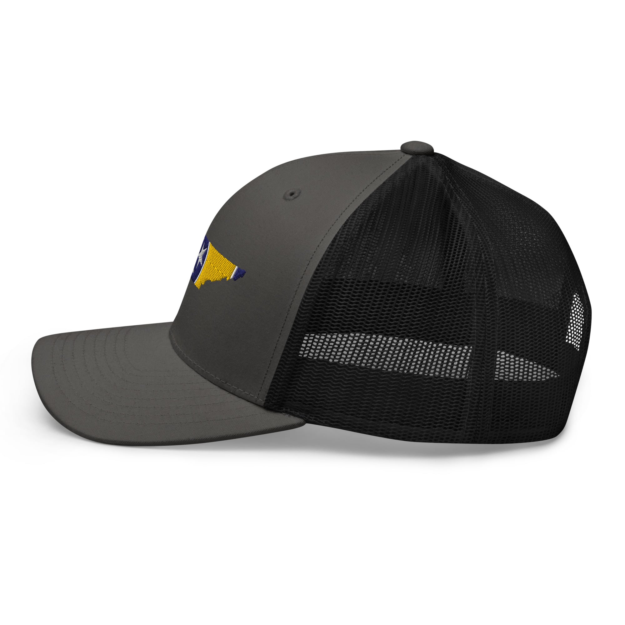 Tennessee Flag Gold & Navy Trucker Hat