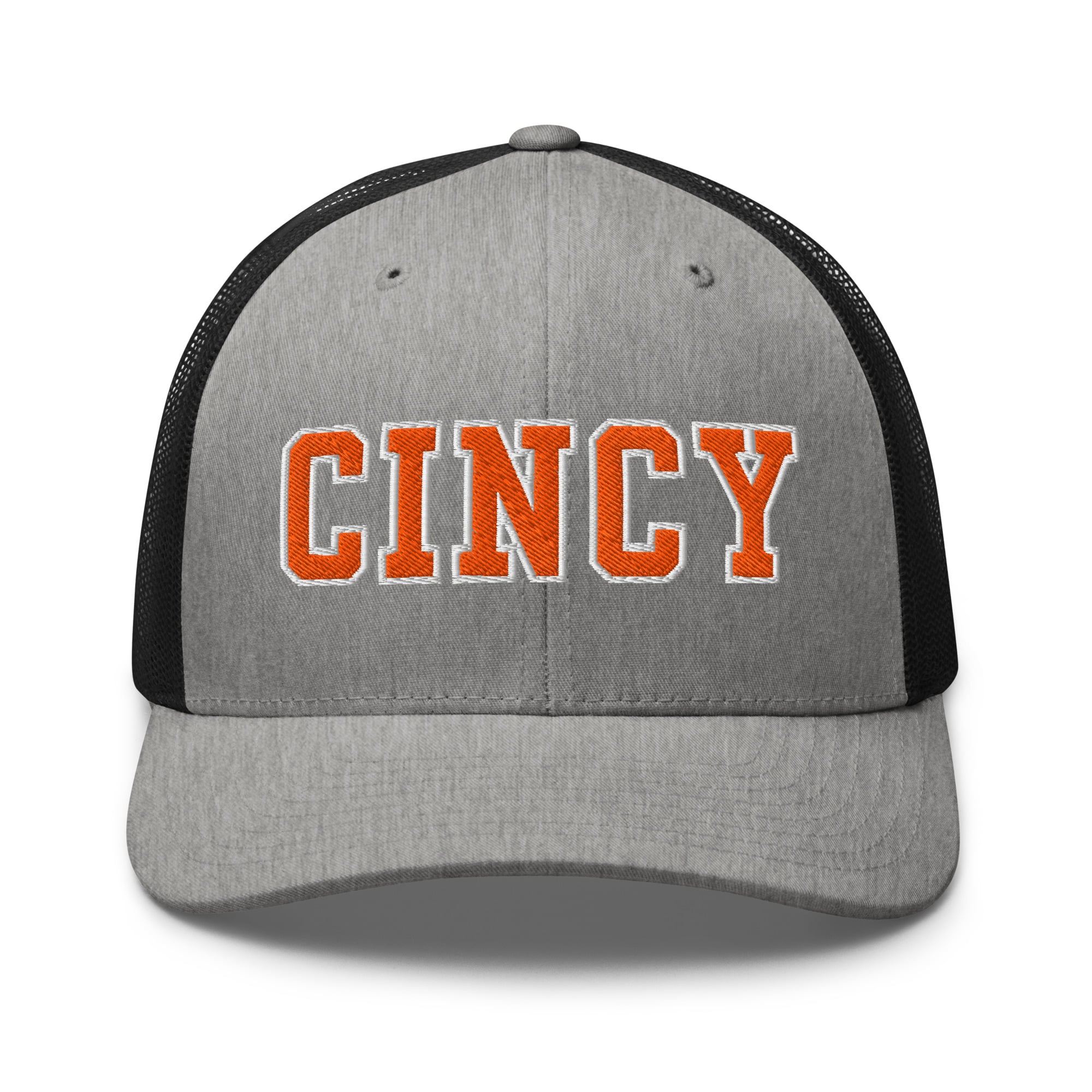 Orange Cincy Trucker Hat