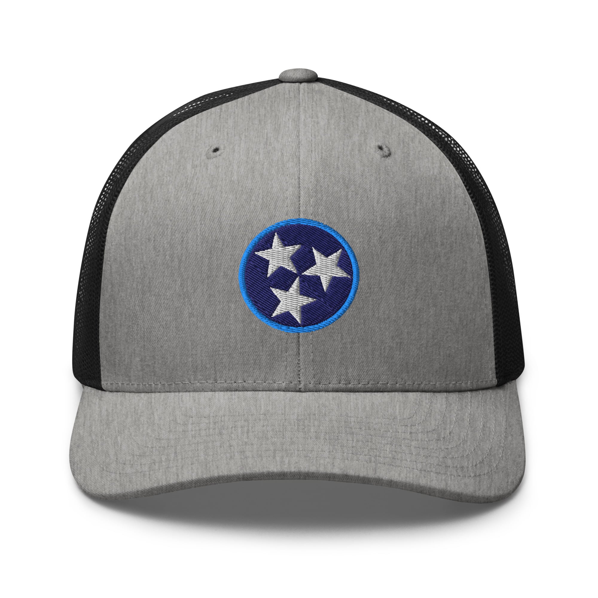 Tennessee Tri Star Navy & Teal Trucker Hat