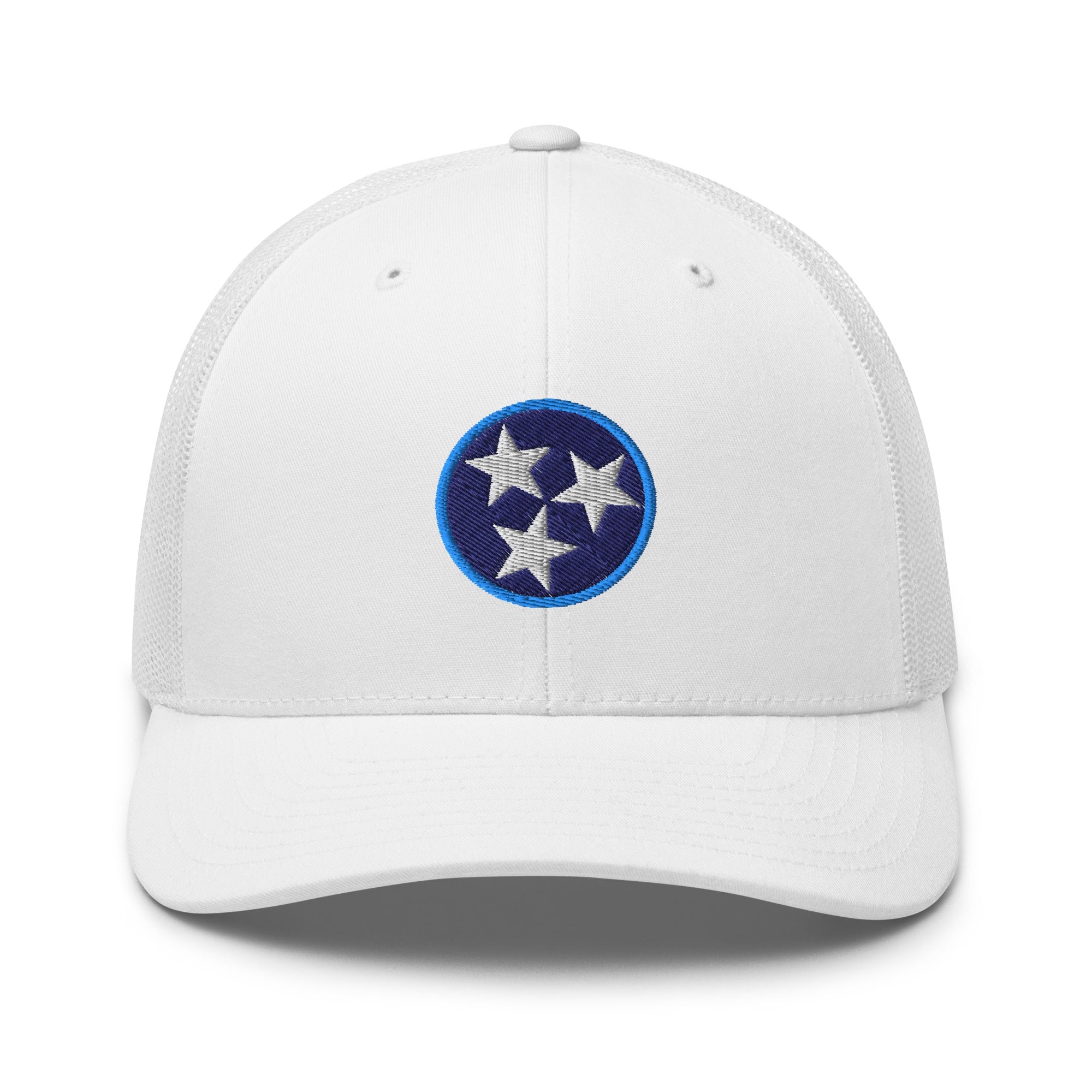 Tennessee Tri Star Navy & Teal Trucker Hat
