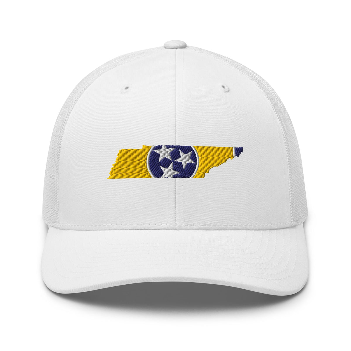 Tennessee Flag Gold &amp; Navy Trucker Hat