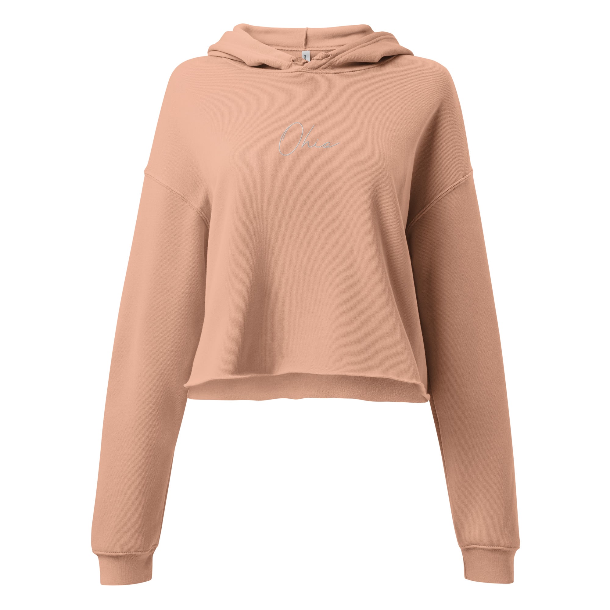 Ohio Script Cropped Hoodie
