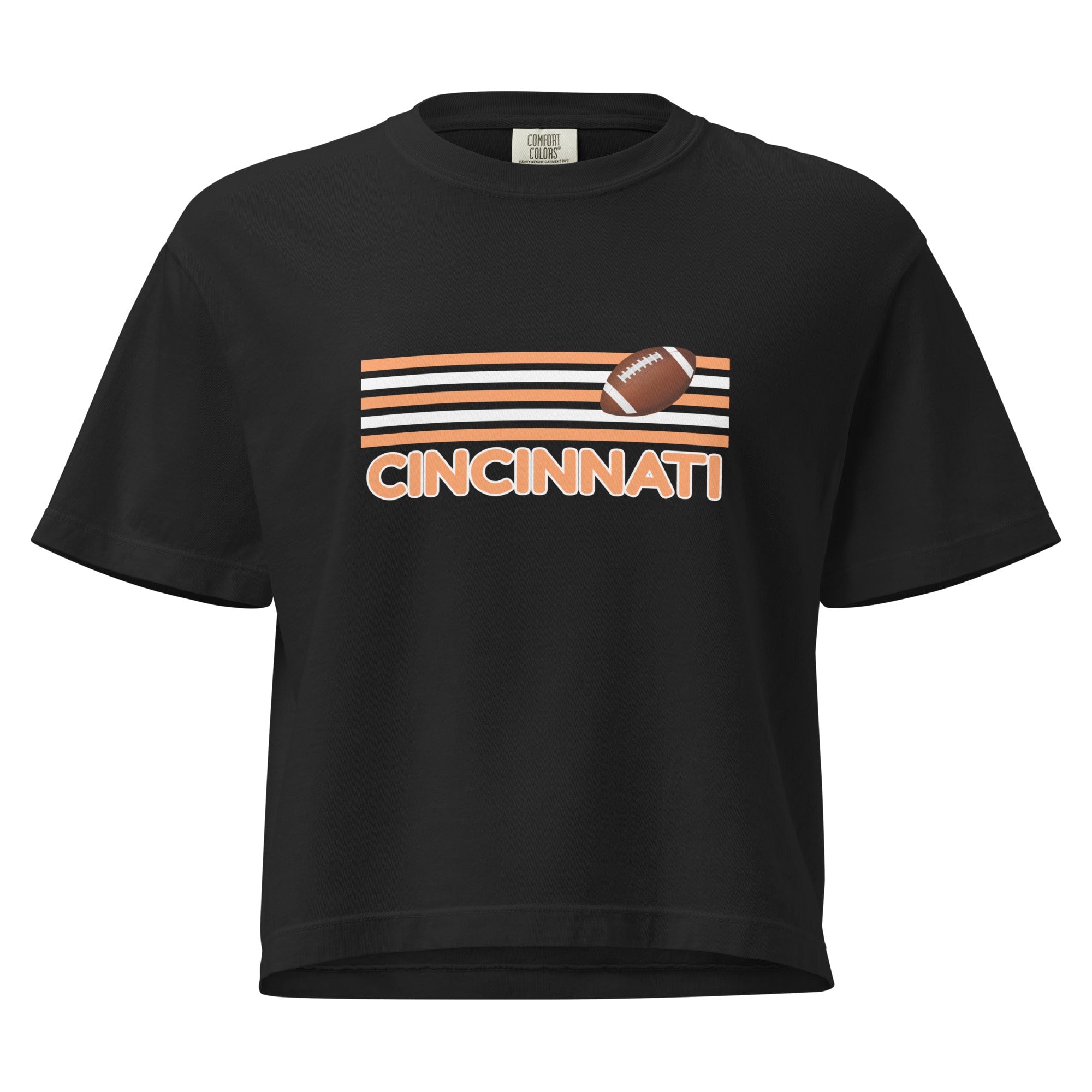 Cincinnati Football Cropped T Shirt