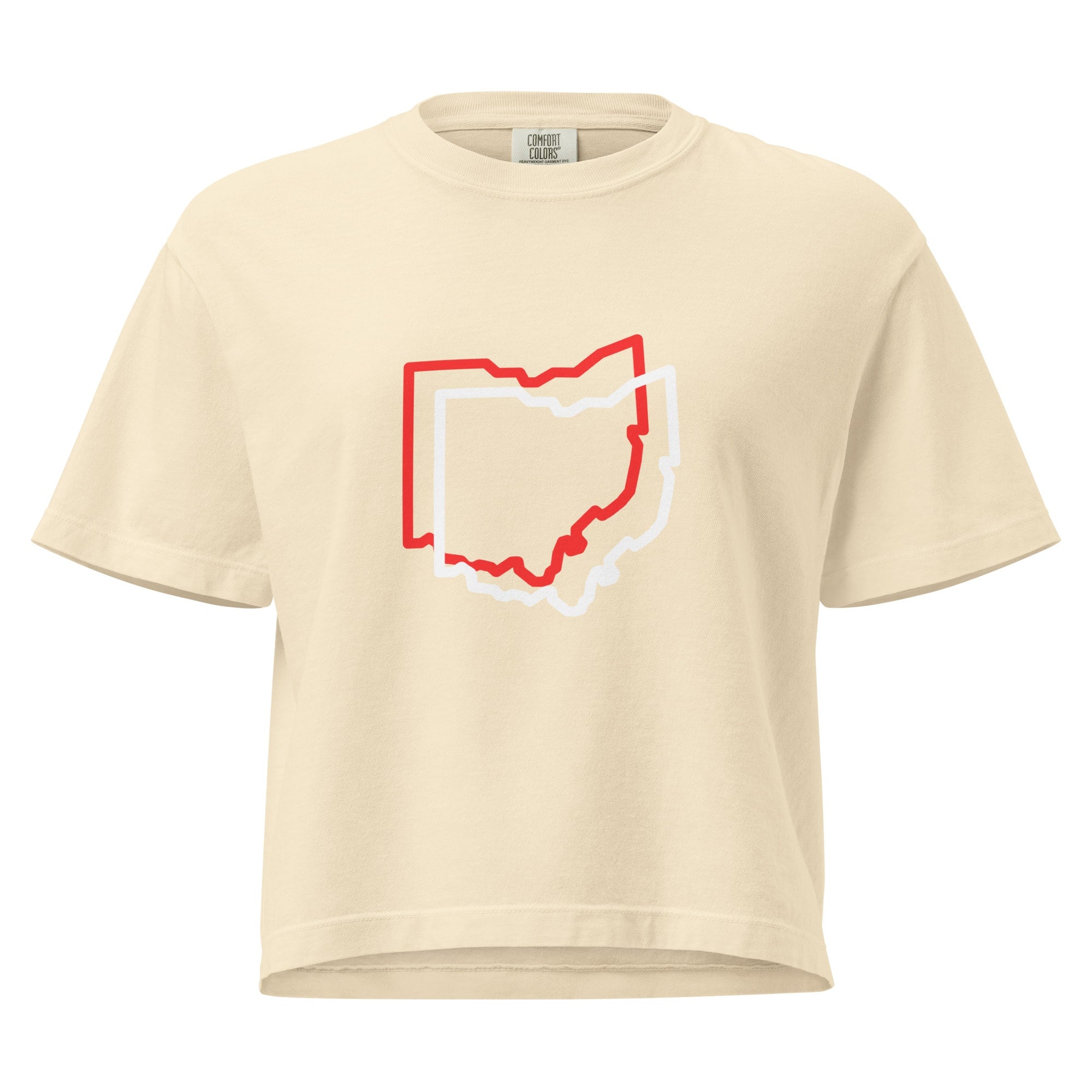 Ohio Offset Cropped T Shirt