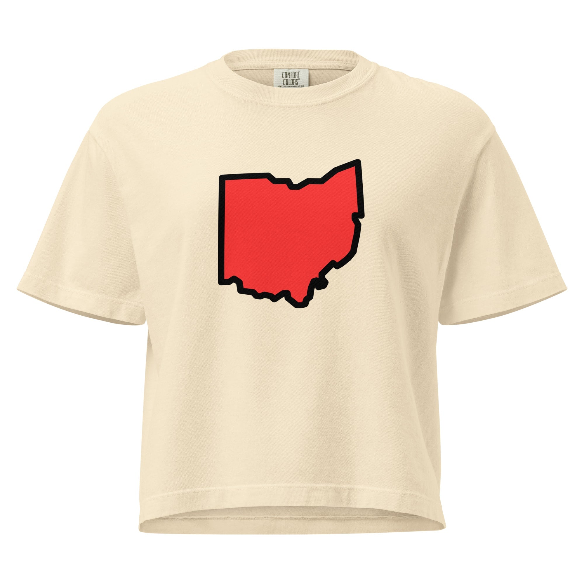 Ohio Border Cropped T Shirt