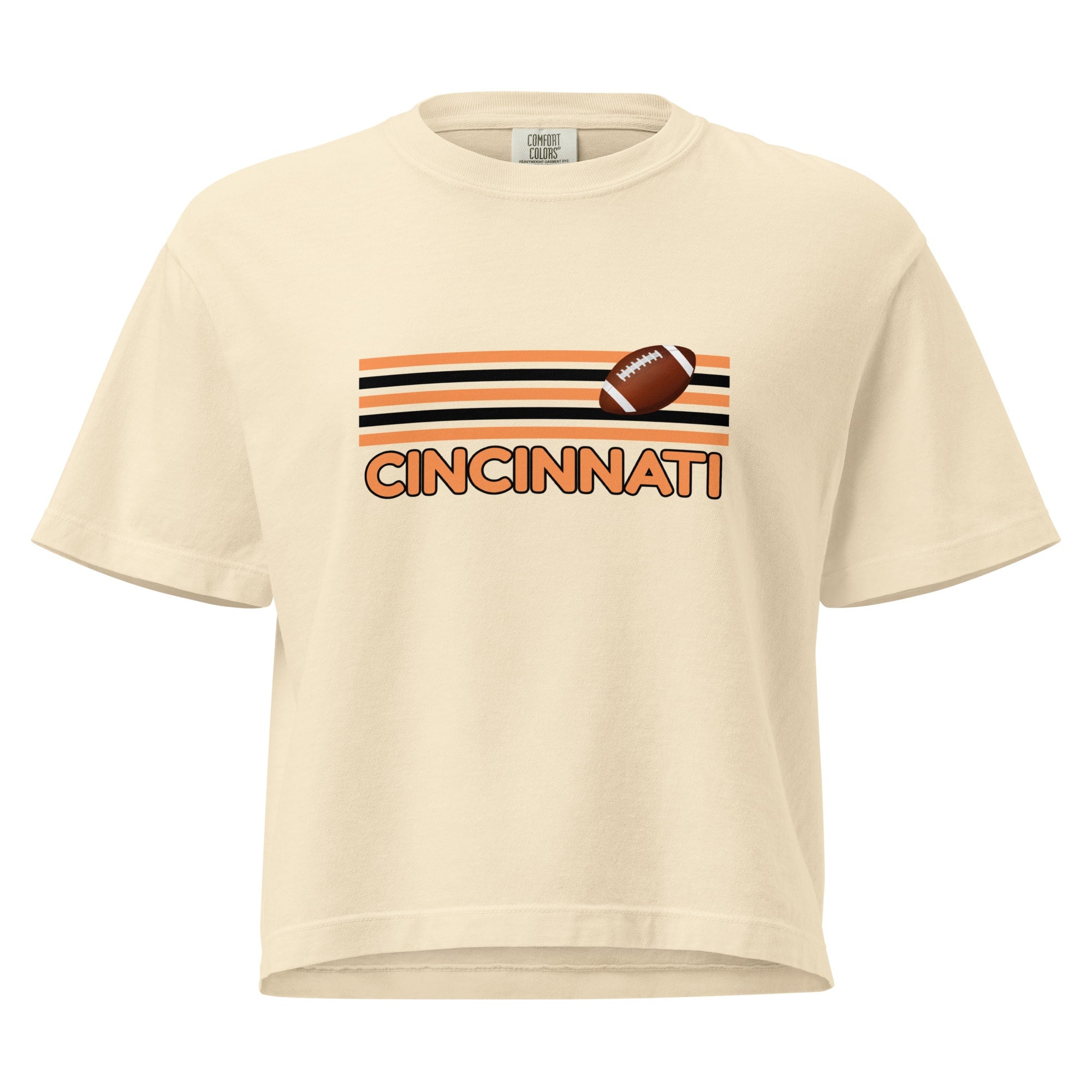 Cincinnati Football Cropped T Shirt