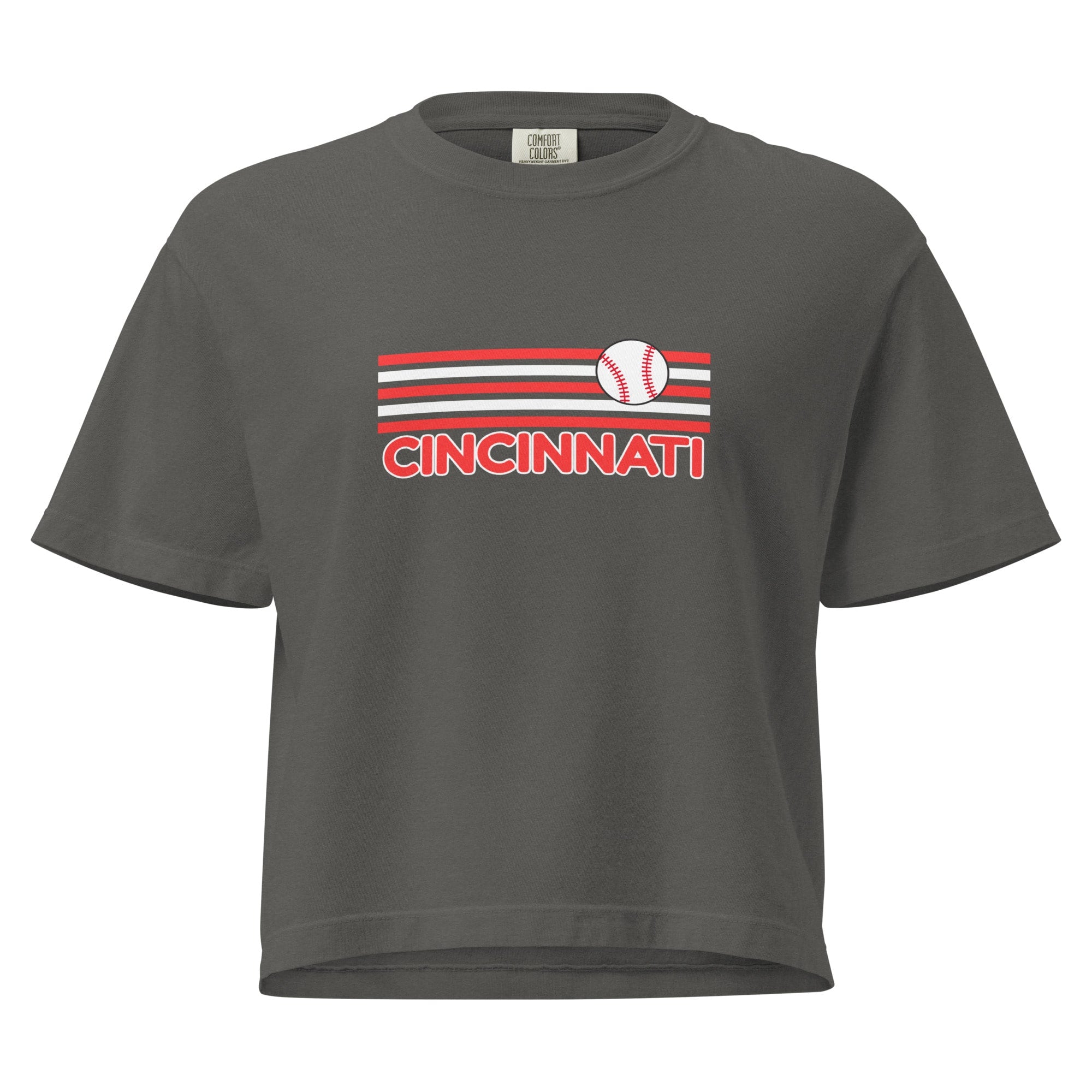 Cincinnati Baseball Cropped T Shirt