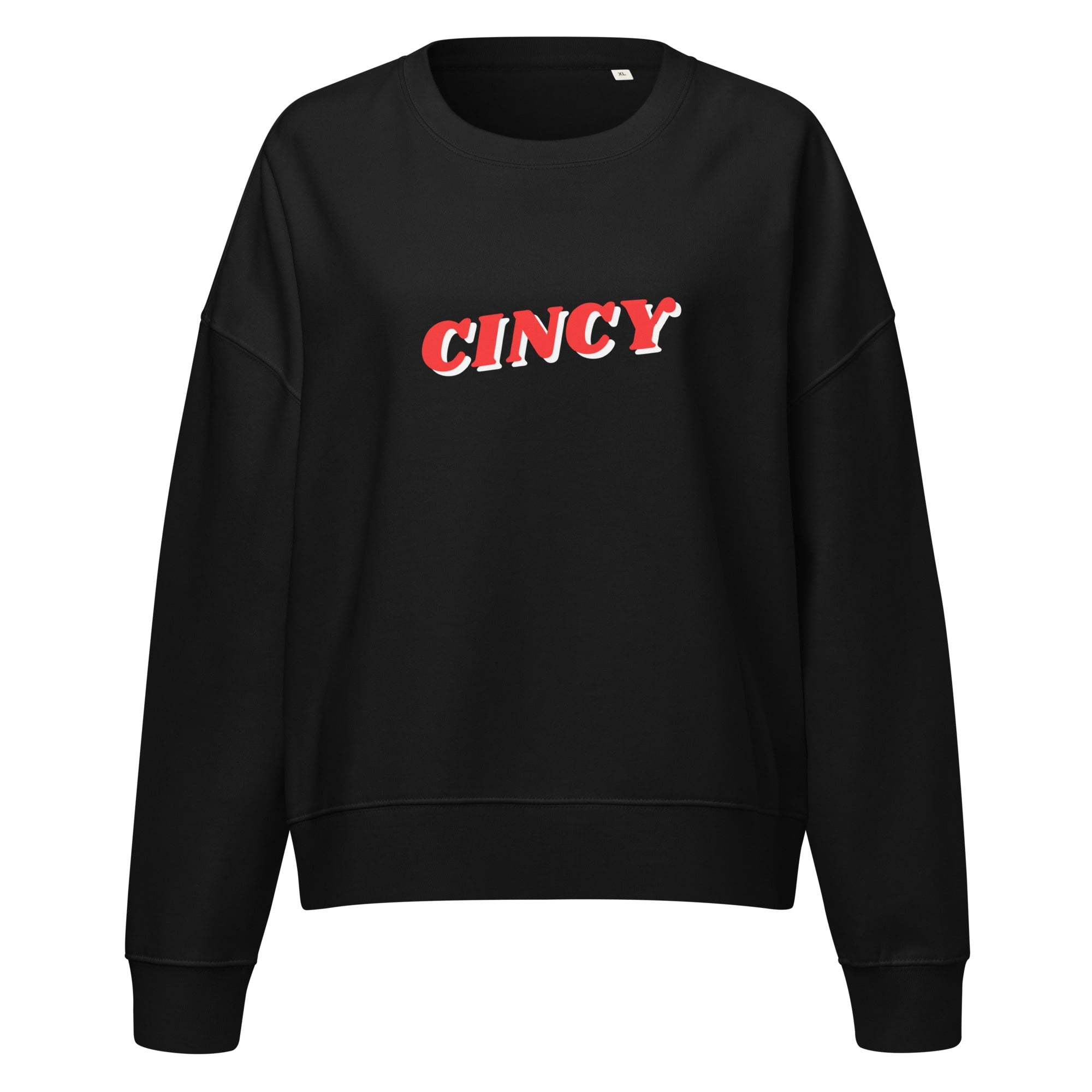 3D Cincy Cropped Crewneck Sweatshirt