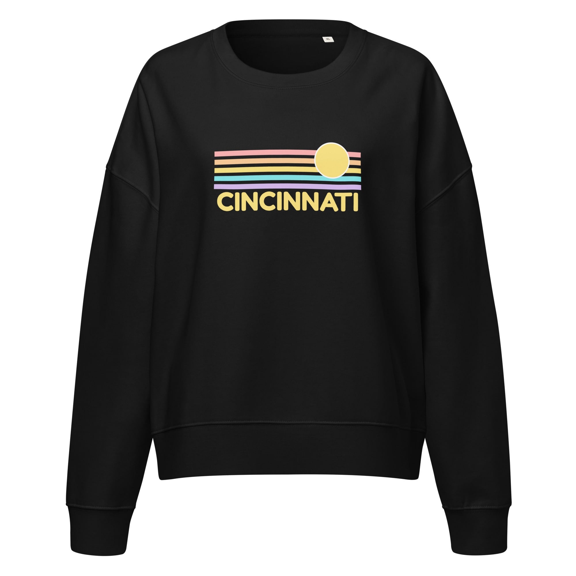 Cincinnati Sunrise Cropped Crewneck Sweatshirt
