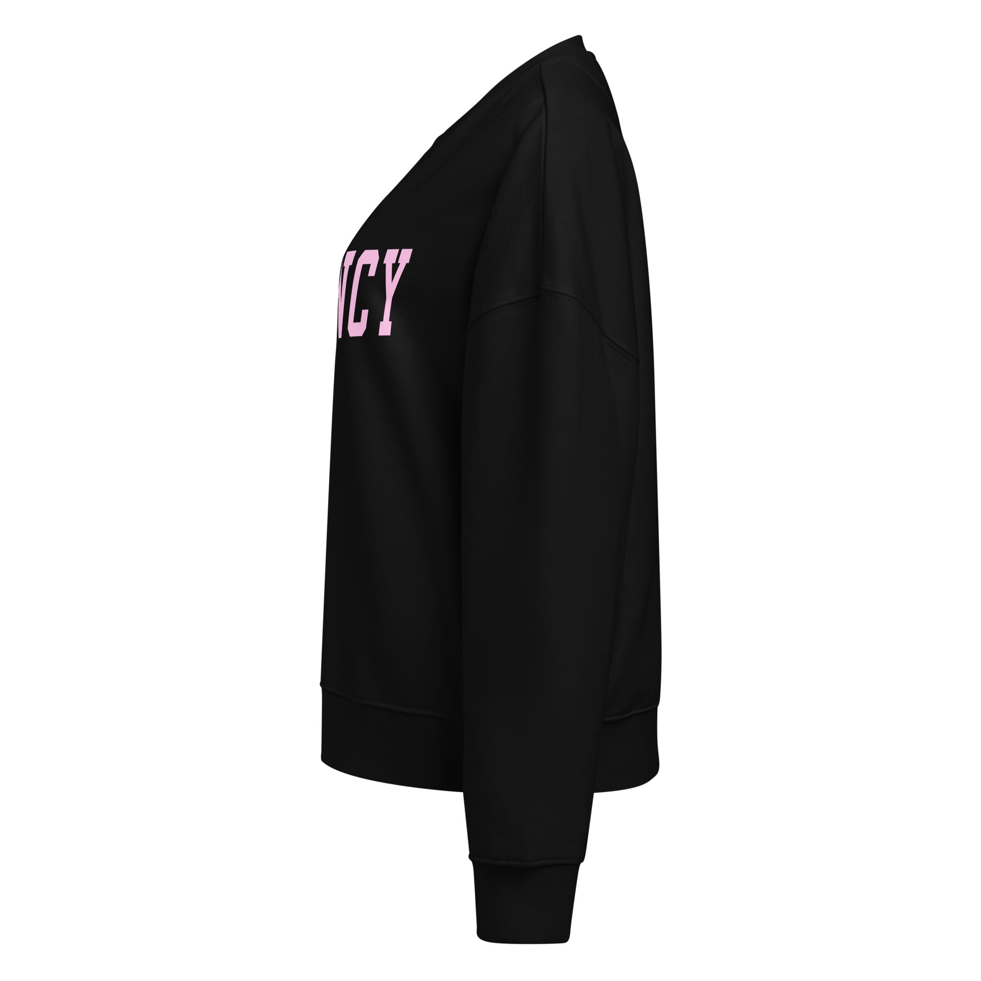 Pink Cincy Cropped Crewneck Sweatshirt