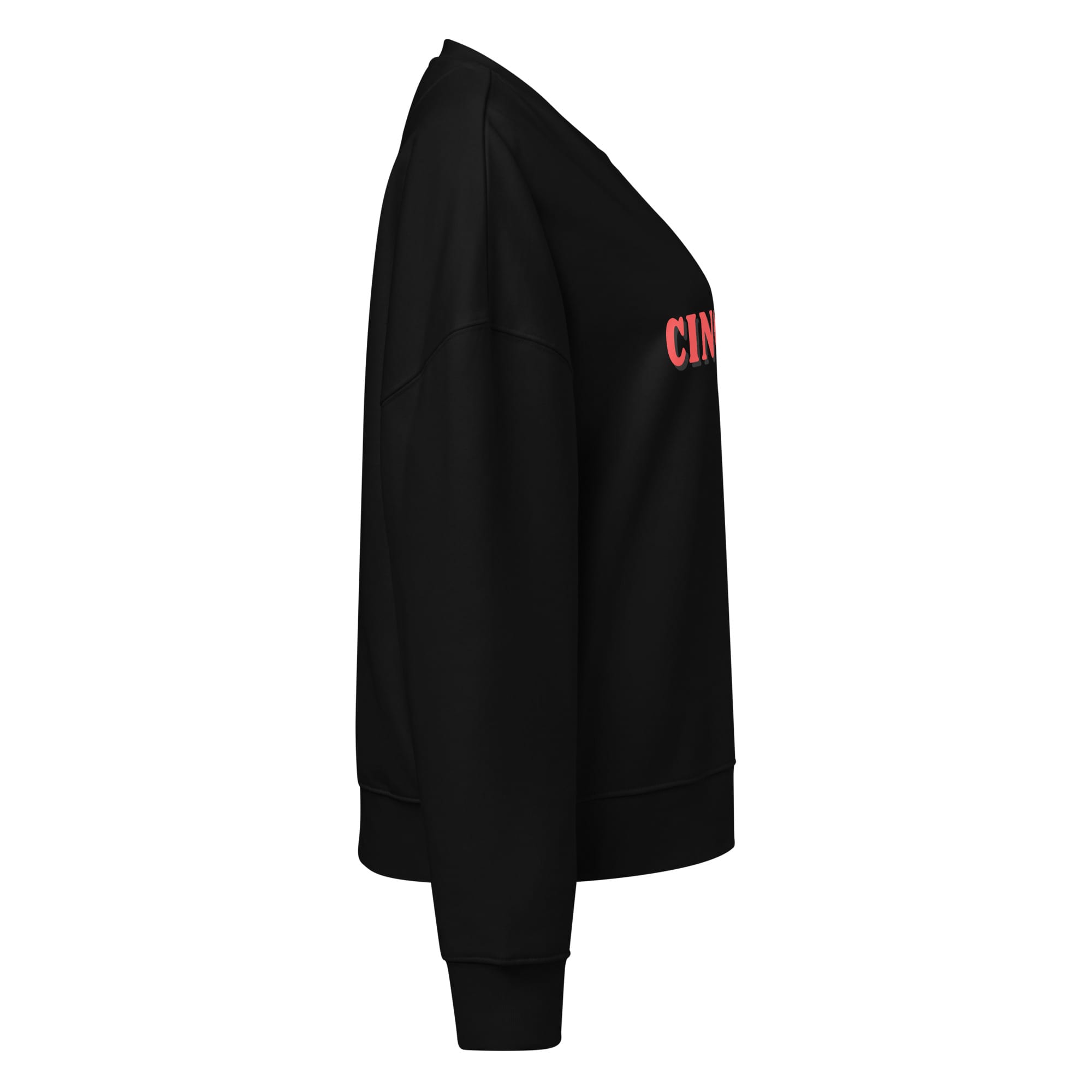 3D Cincy Cropped Crewneck Sweatshirt