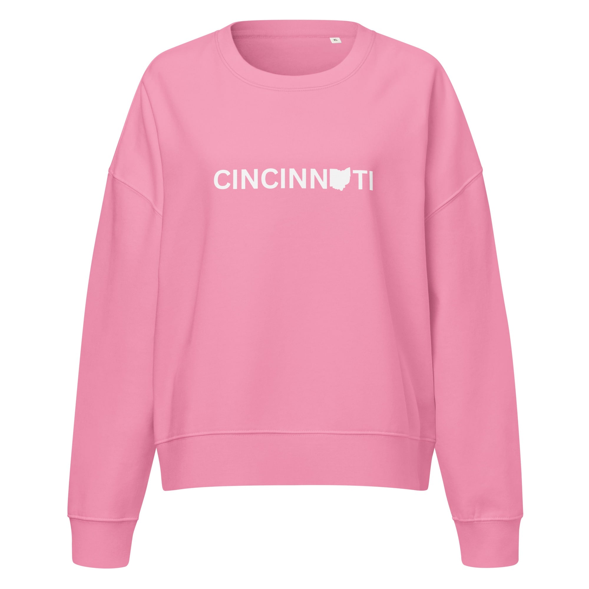 Cincinnati Ohio Cropped Crewneck Sweatshirt