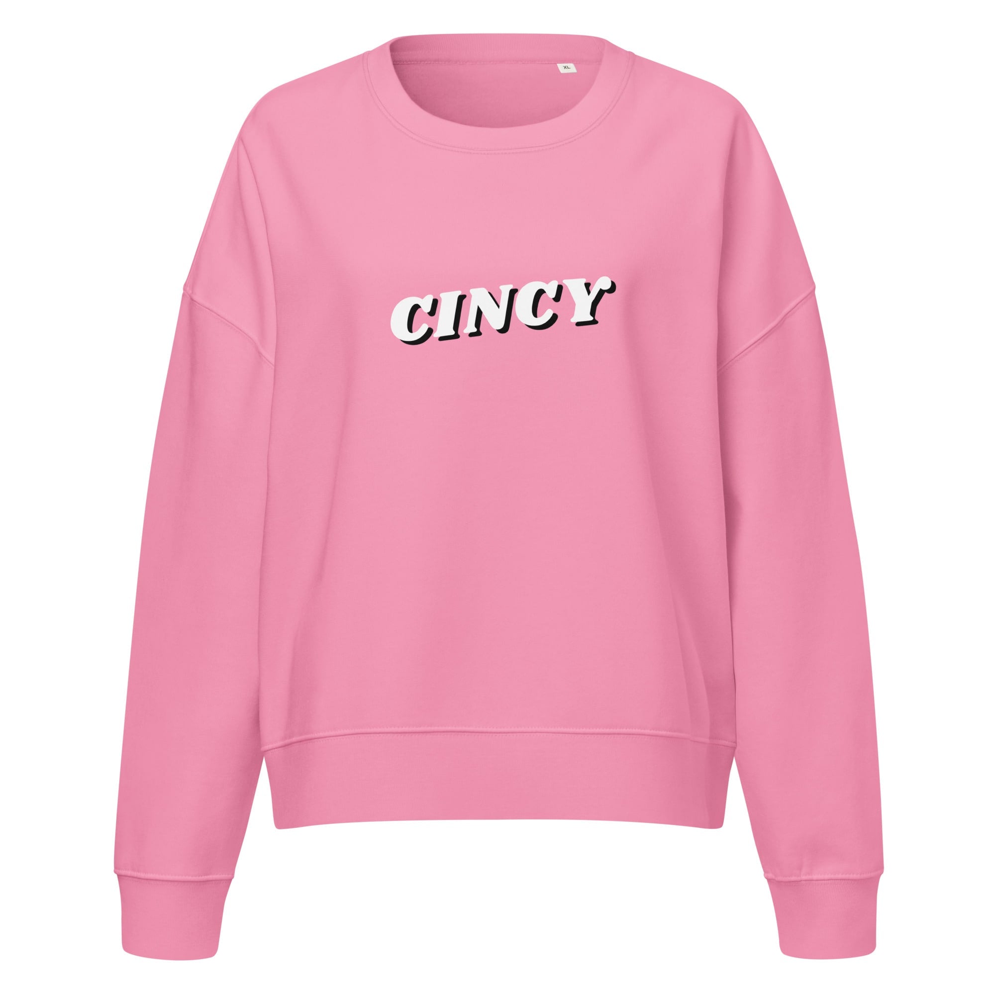 3D Cincy Cropped Crewneck Sweatshirt