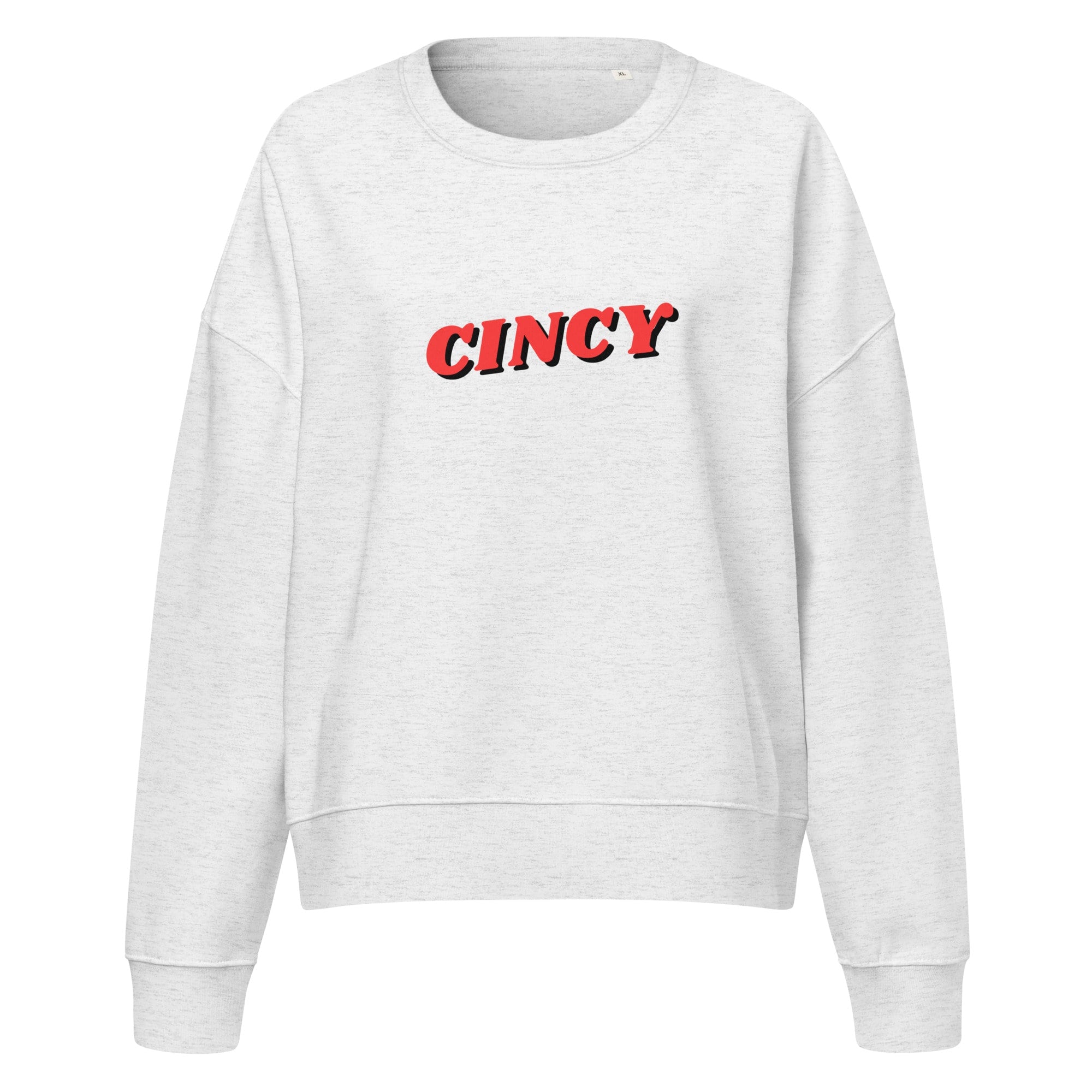 3D Cincy Cropped Crewneck Sweatshirt