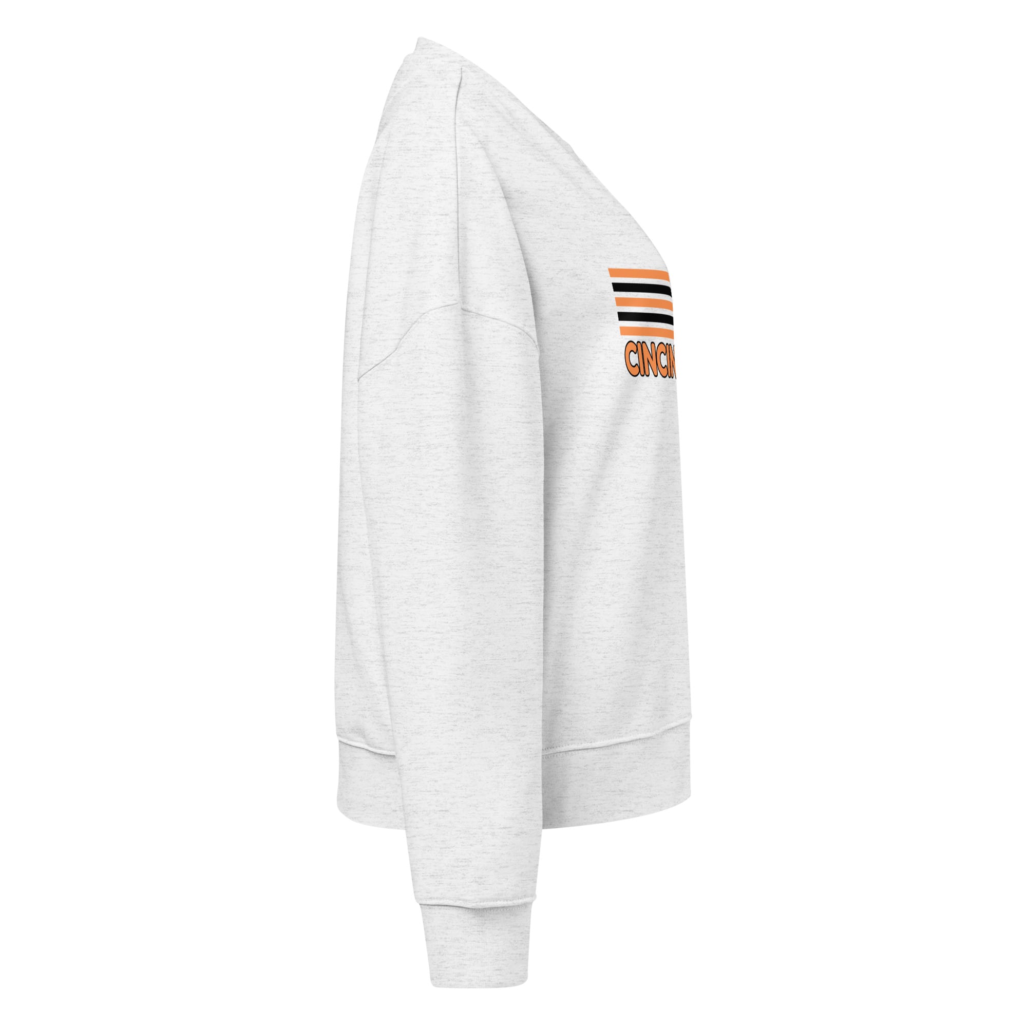 Cincinnati Football Cropped Crewneck Sweatshirt