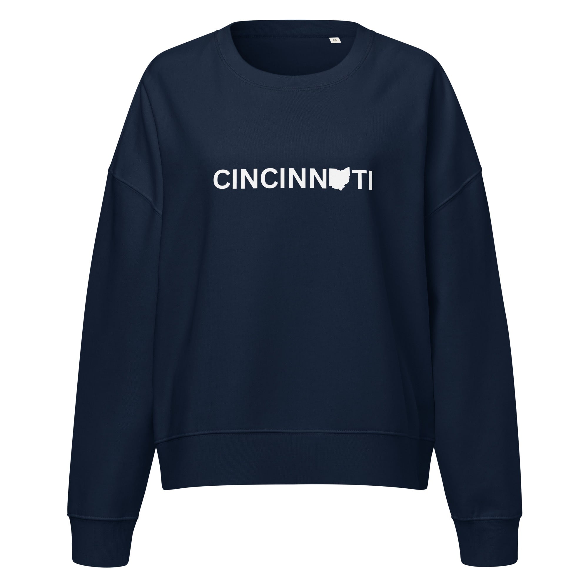 Cincinnati Ohio Cropped Crewneck Sweatshirt