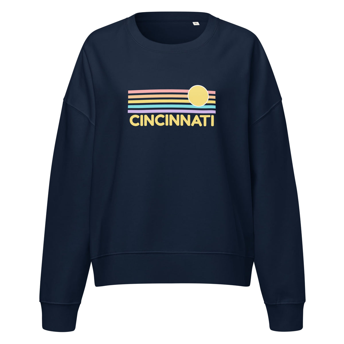 Cincinnati Sunrise Cropped Crewneck Sweatshirt